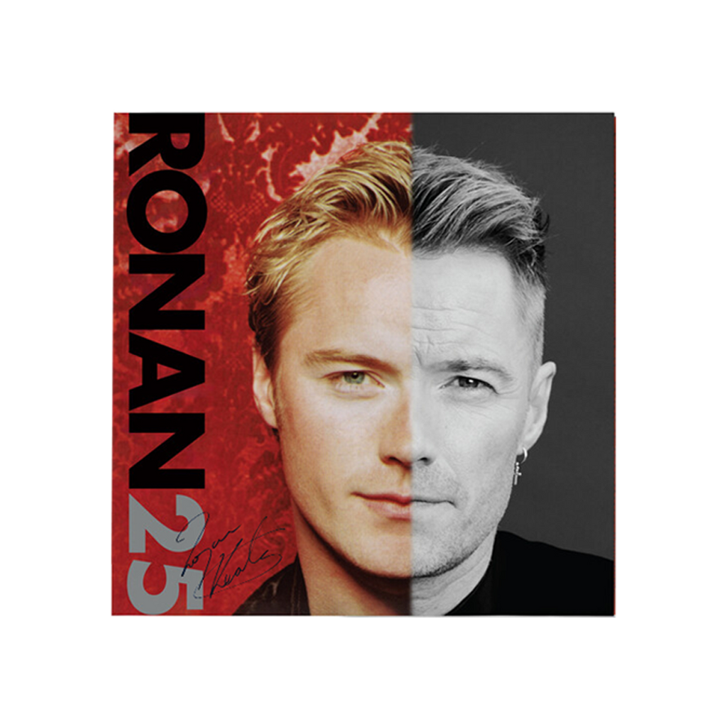 Ronan25 Red & Silver Vinyl 2LP & Signed Print