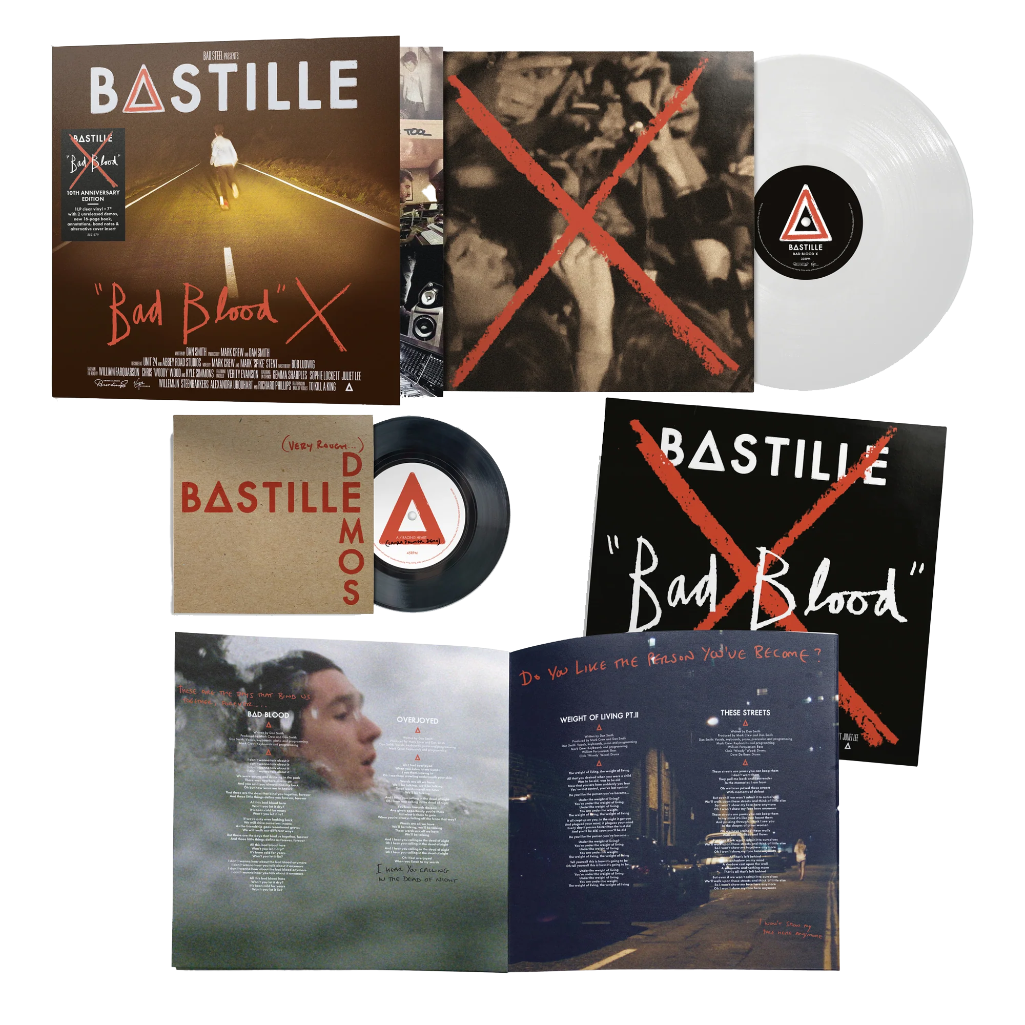 "BAD BLOOD” X (10TH ANNIVERSARY EDITION) Coloured Vinyl + 7"