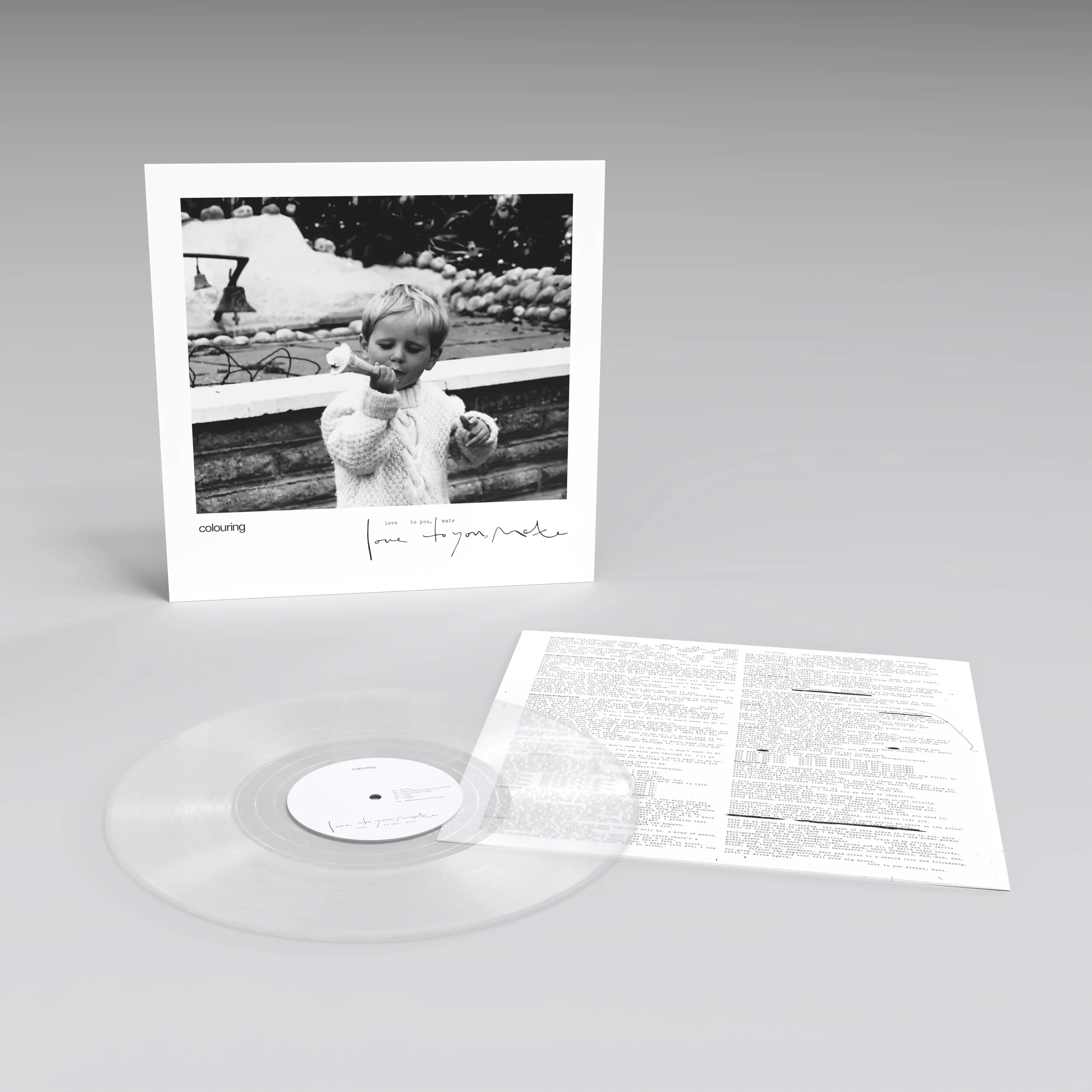 Love To You, Mate: Clear Vinyl LP