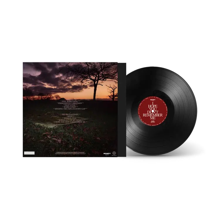 I Hope You Don’t Remember Me: Black Vinyl LP