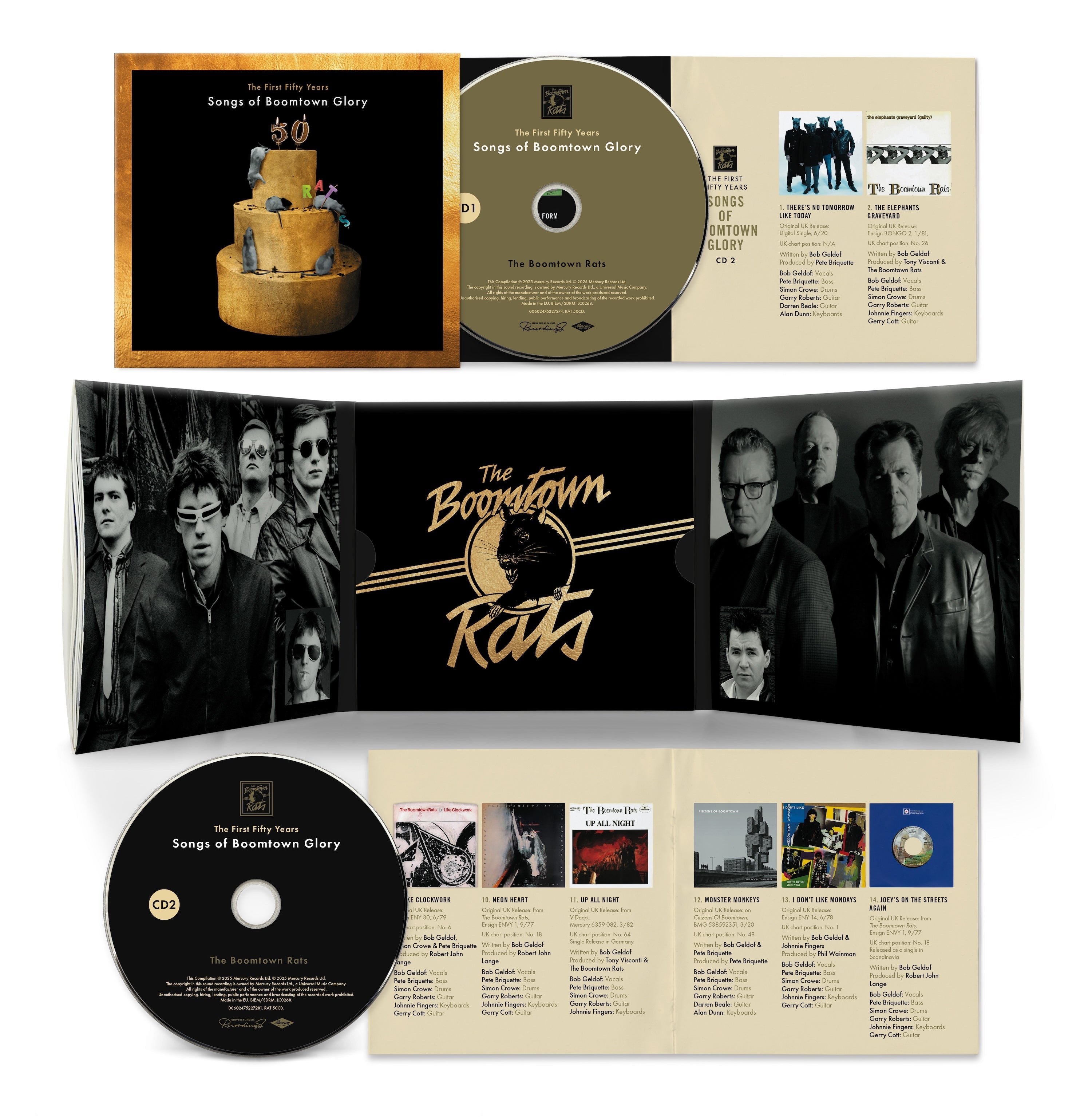 The First 50 Years: Songs Of Boomtown Glory: 2CD