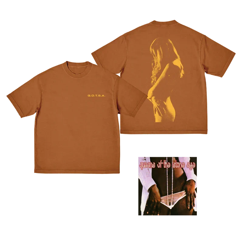 Queens Of The Stone Age: CD + Orange T-Shirt