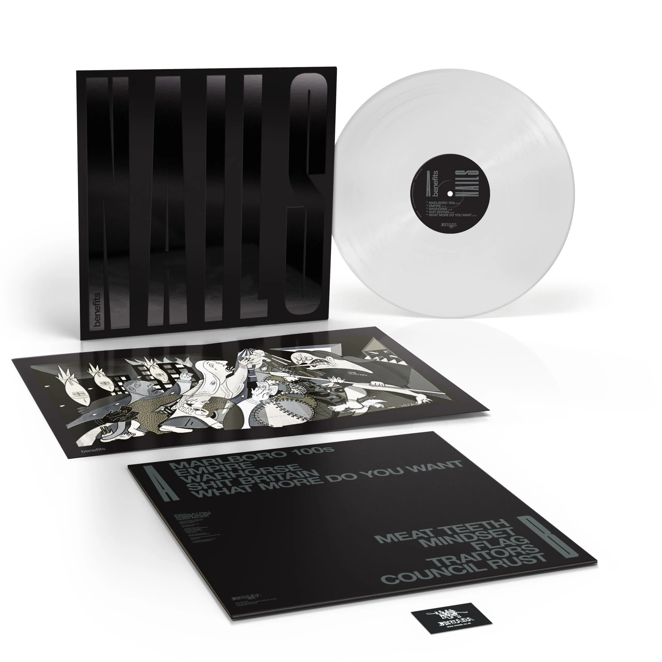 Nails: White Vinyl LP