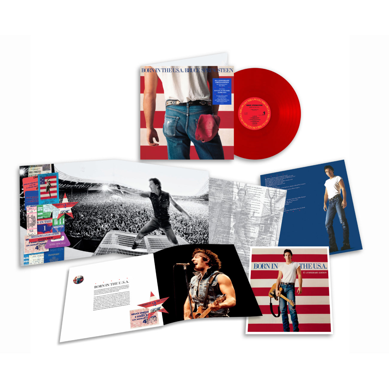 Born in the USA (40th Anniversary Edition): Translucent Red Vinyl LP