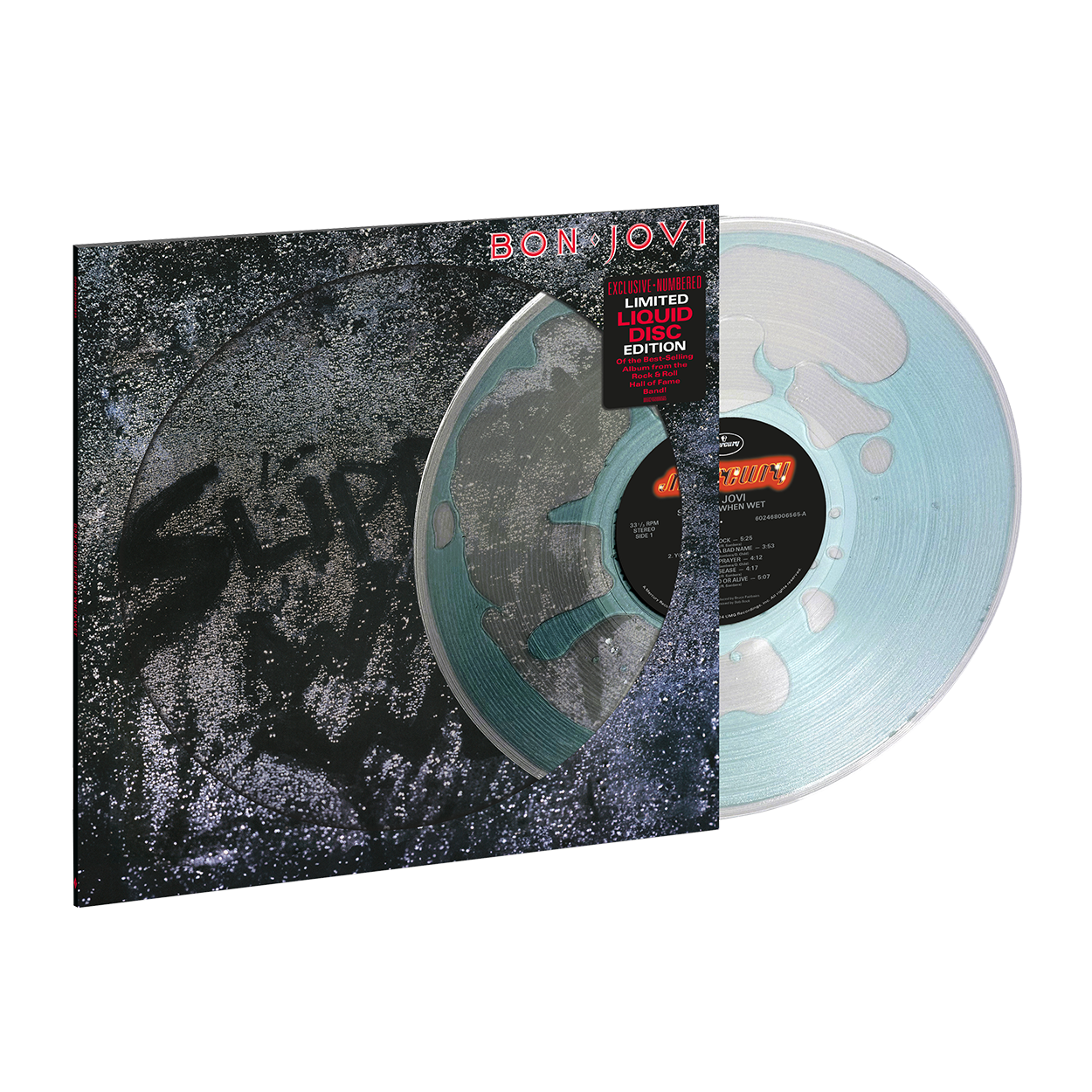 Slippery When Wet: Exclusive Water Filled Vinyl LP