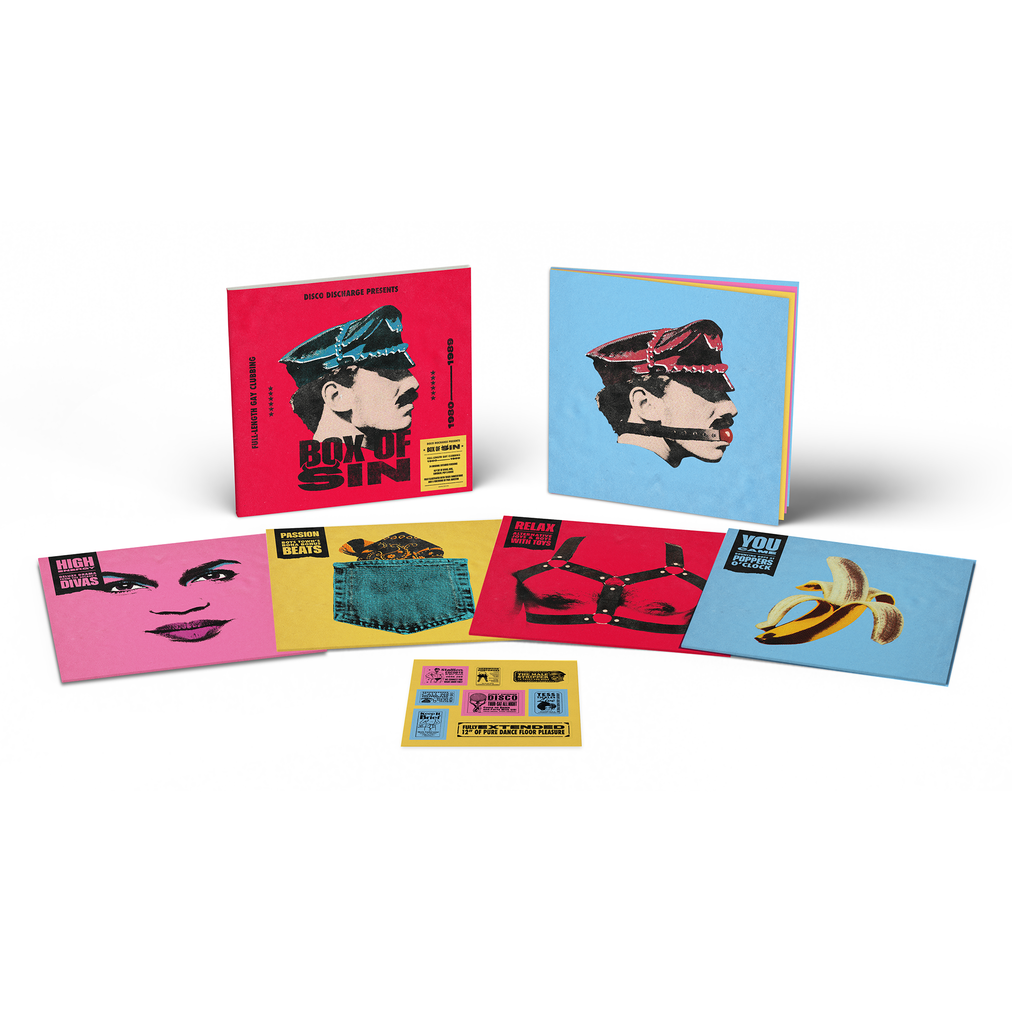 Disco Discharge Presents Box Of Sin: 4LP Vinyl Box Set