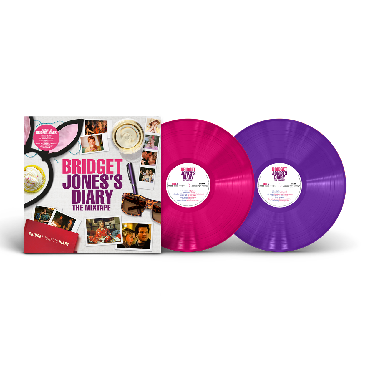 Bridget Jones's Diary: The Mixtape Pink & Purple Vinyl 2LP