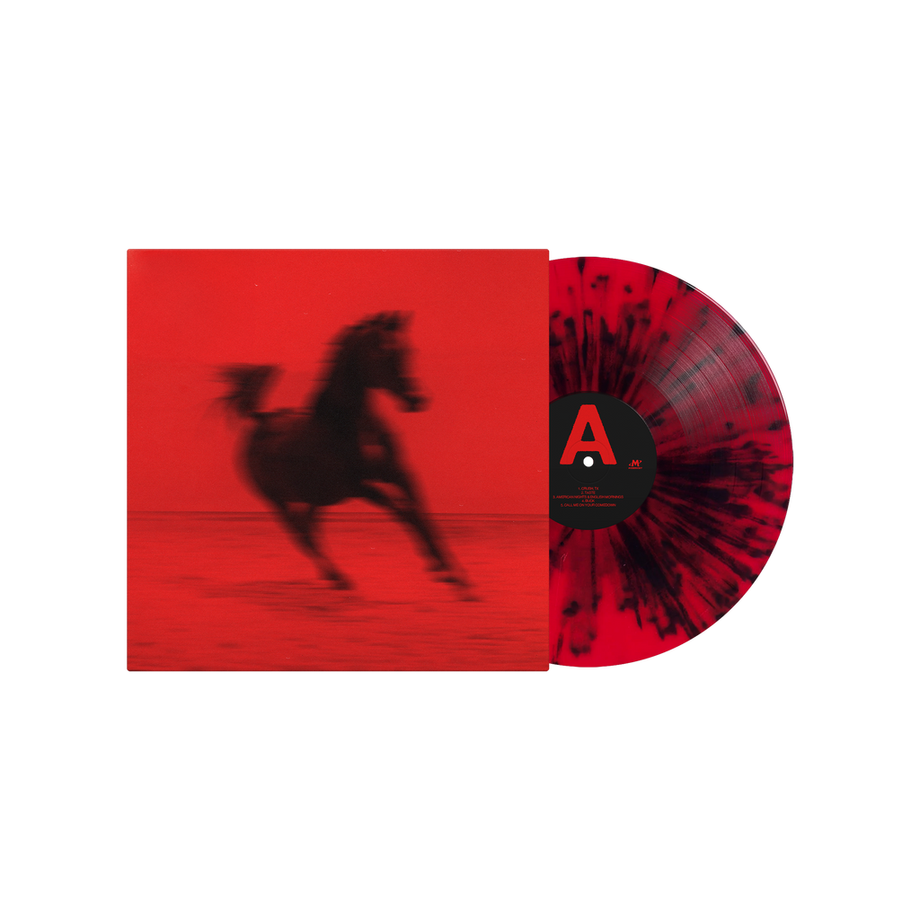 BUCK: Limited Red with Black Splatter Vinyl LP + Signed Art Card