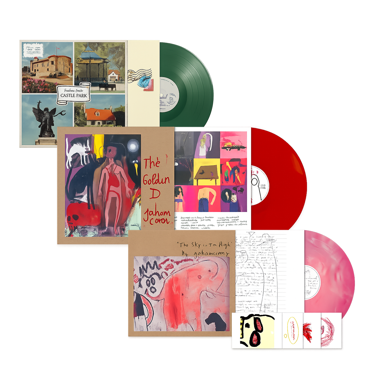 Signed Colour Vinyl Album Bundle