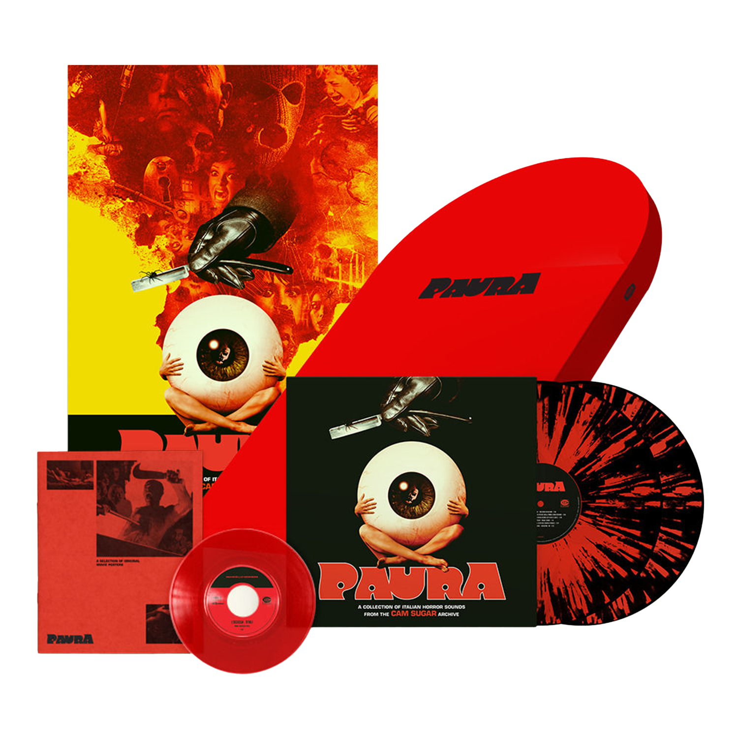Paura: Deluxe Splatter Vinyl 2LP + 7" Box Set