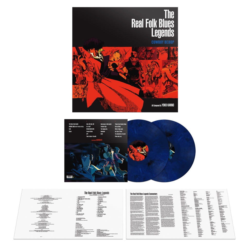 COWBOY BEBOP - The Real Folk Blues Legends: Dark Blue Marbled Vinyl 2LP