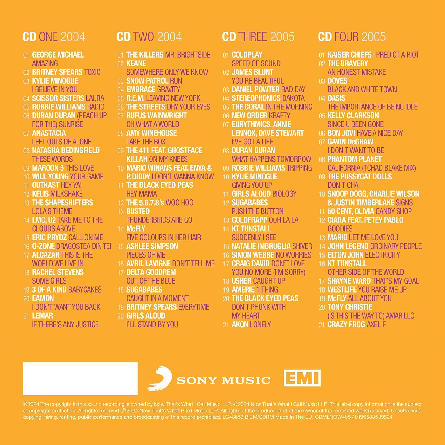 NOW - Millennium 2004 – 2005 (4CD)