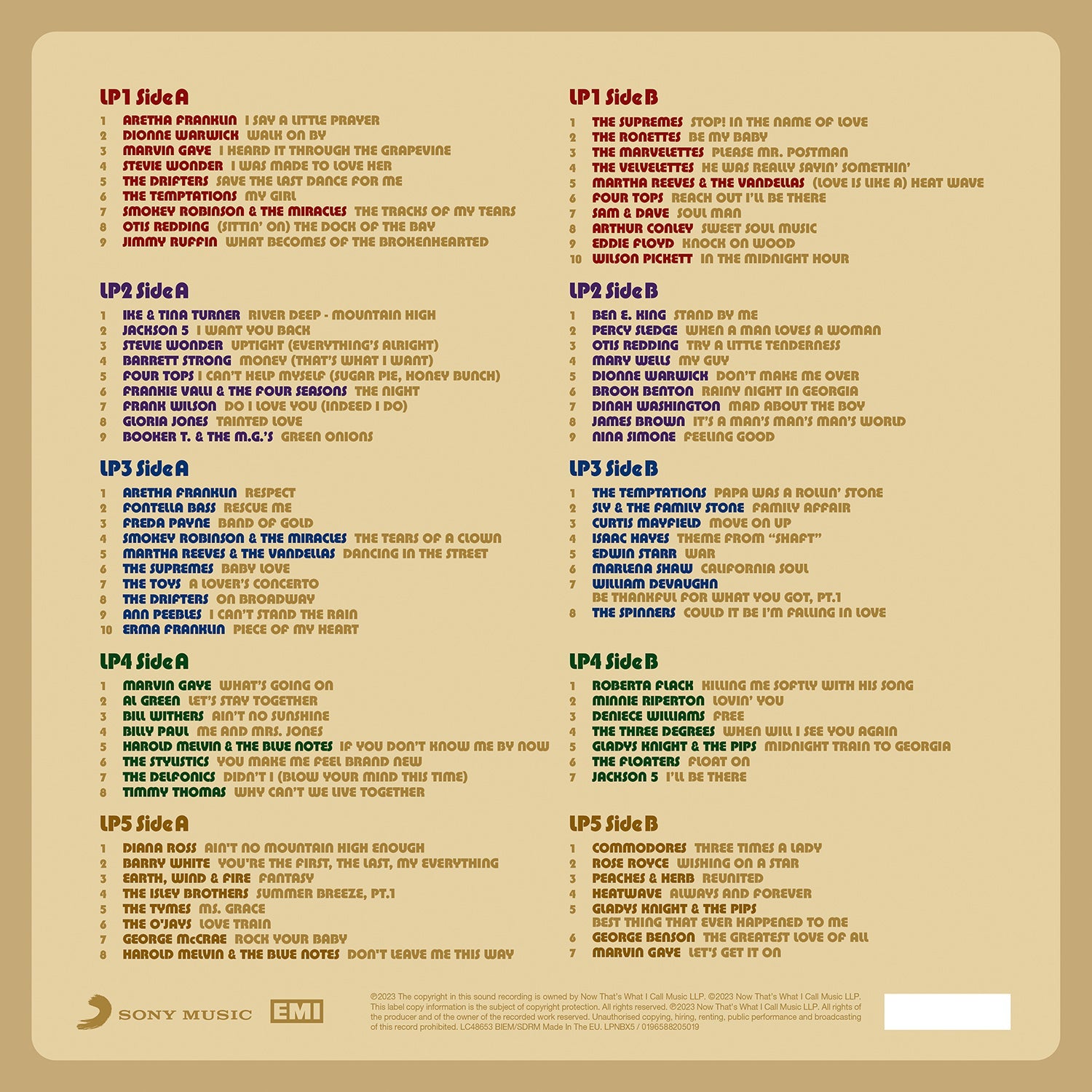 NOW Presents…Classic Soul (5LP)