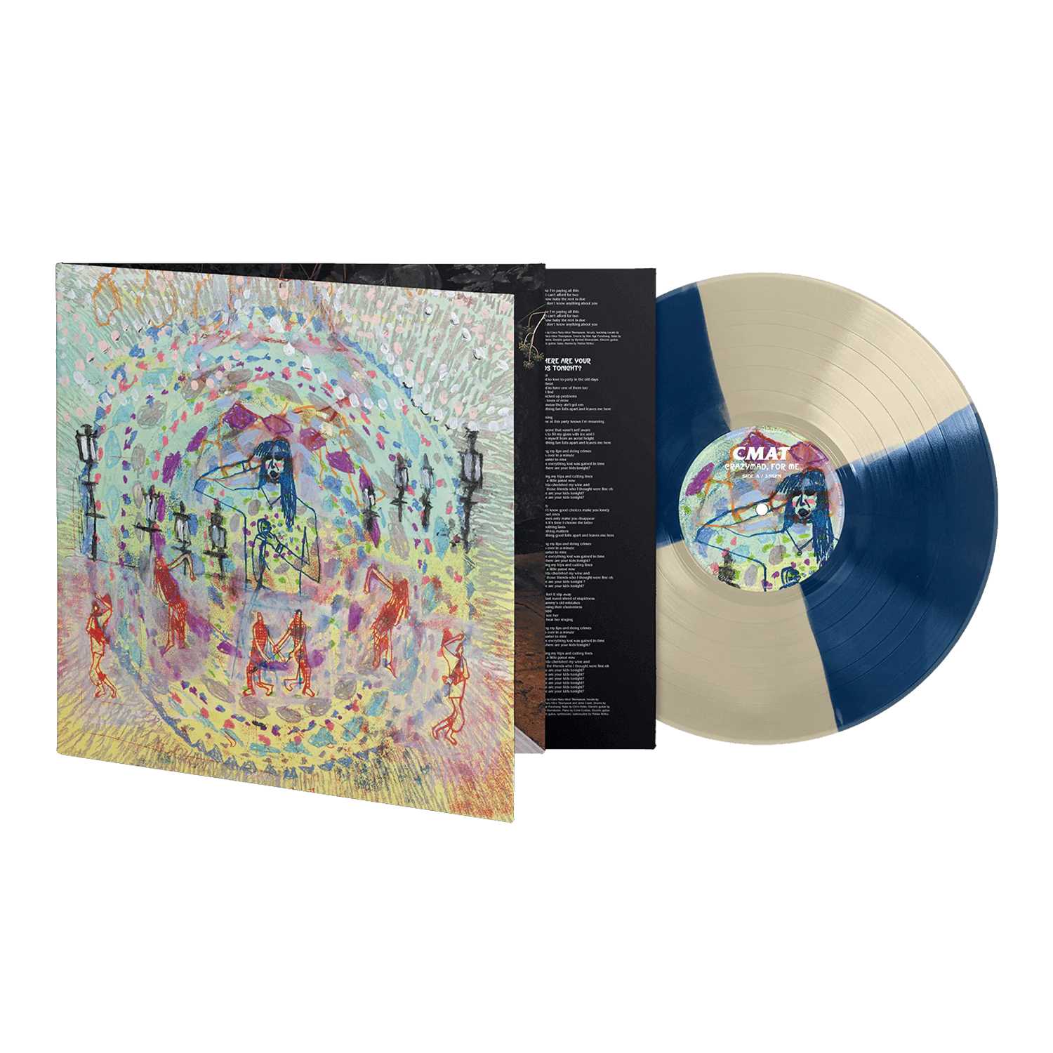 Crazymad, For Me: Limited Transparent Dark Blue + Cream Vinyl LP