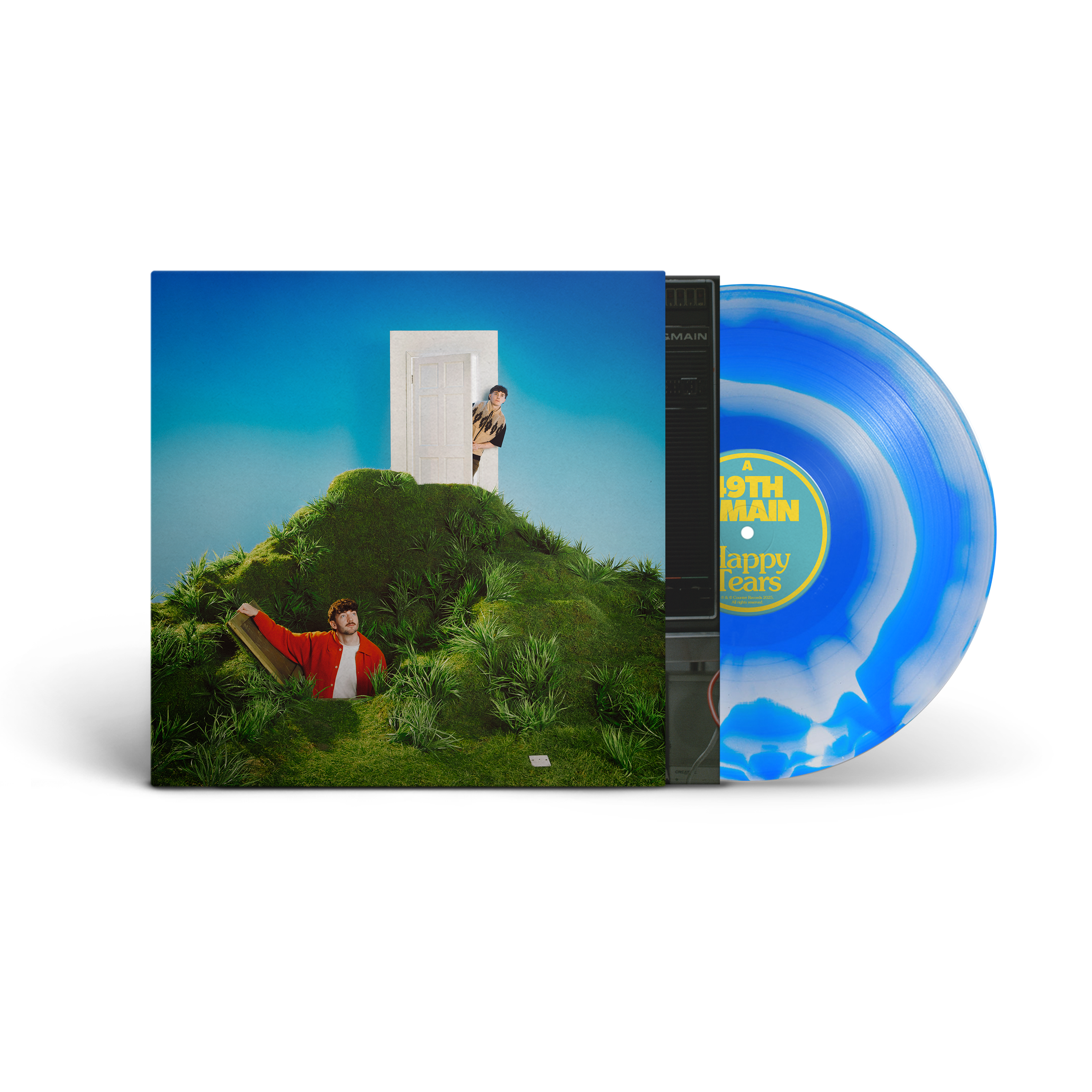 Happy Tears: Signed ‘Glenmalure Blue’ Inkspot Colour Vinyl LP
