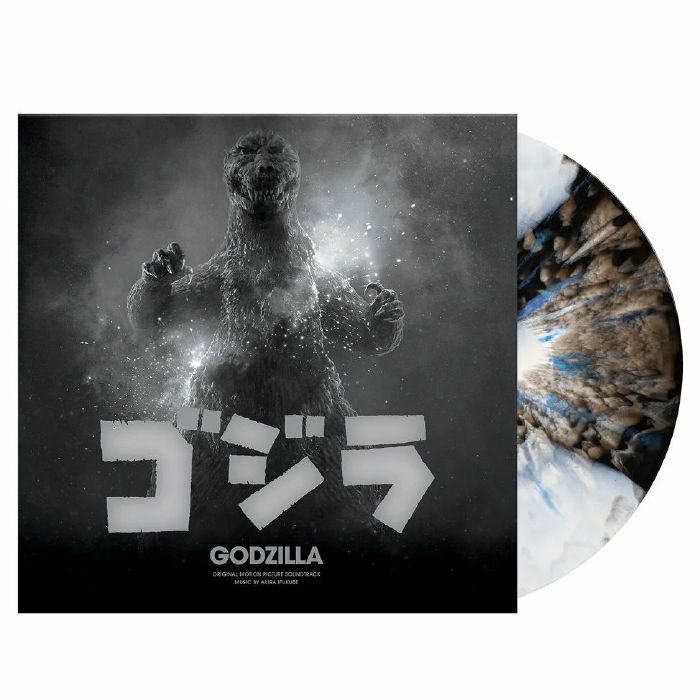 Godzilla OST (70th Anniversary Edition): Limited Edition Splattered Blue, White & Black Swirl Vinyl LP