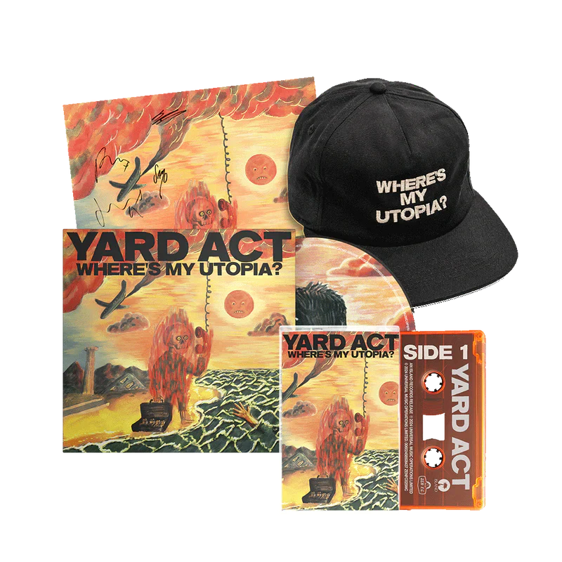 Where's My Utopia? CD, Cassette, Cap + Signed Artcard