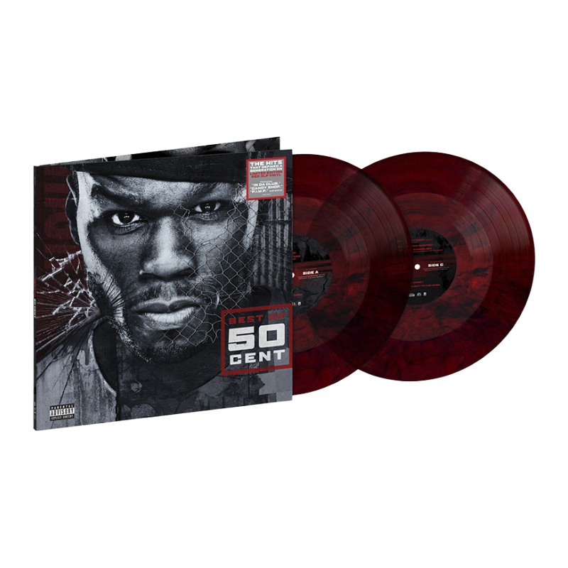 Best of 50 Cent: Red Marble Vinyl 2LP