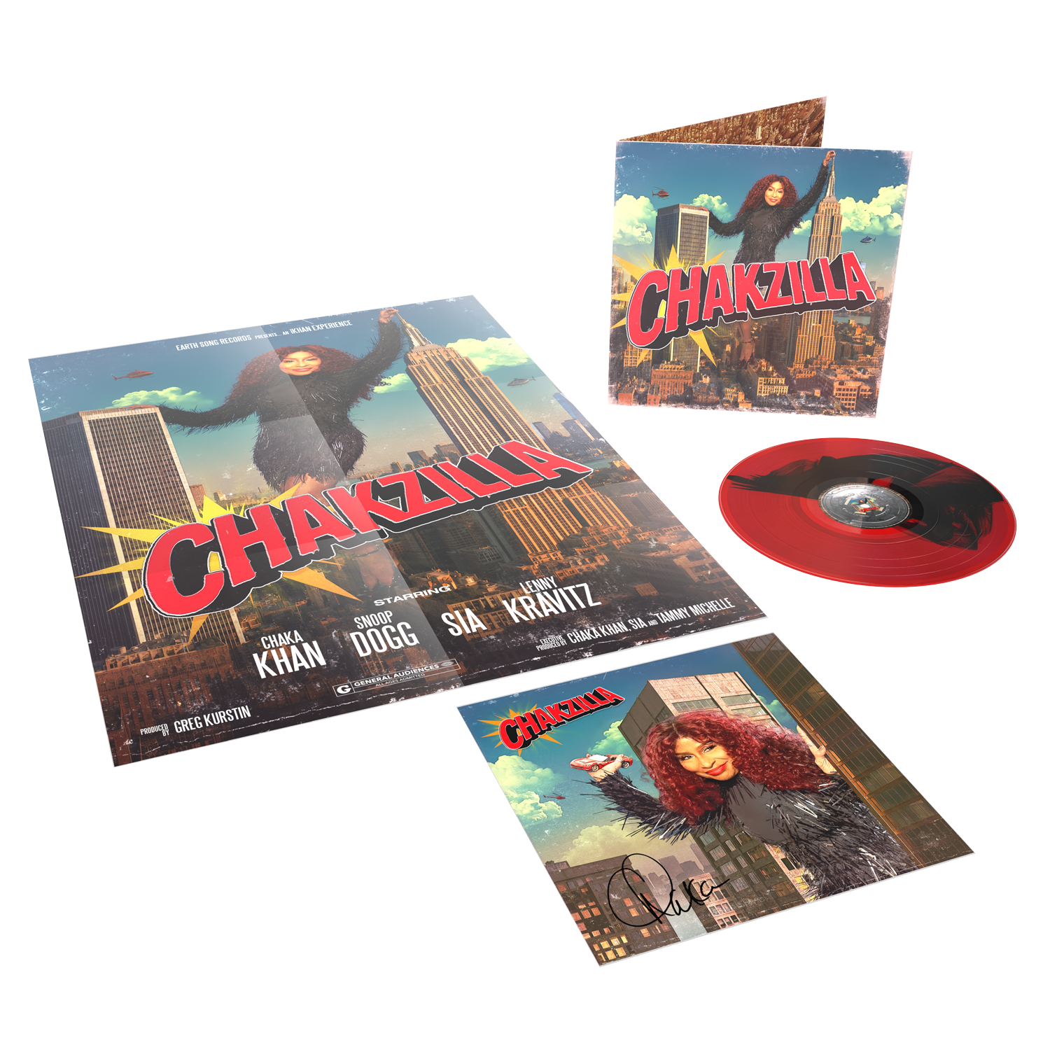 Chakzilla: Eco Inkplosion Vinyl LP & Exclusive Signed Print