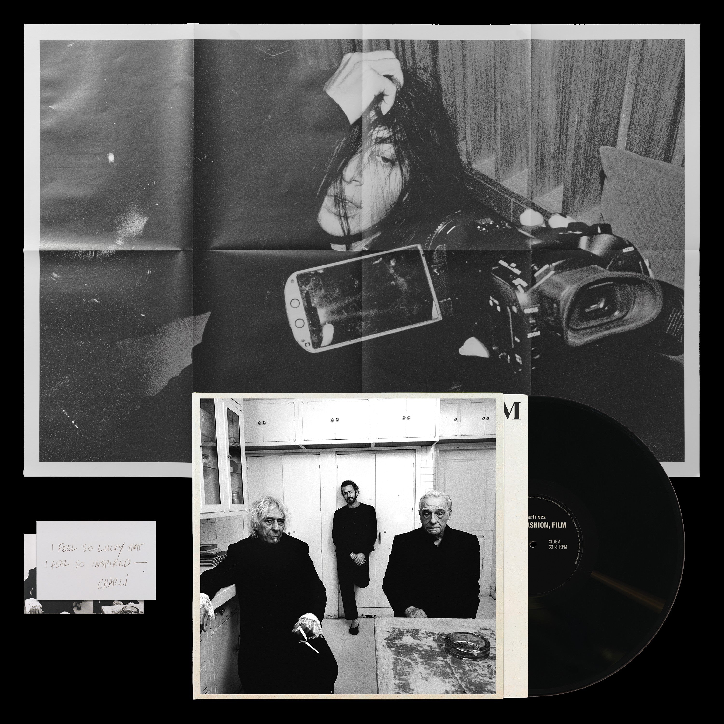 Music, Fashion, Film: Black Vinyl LP