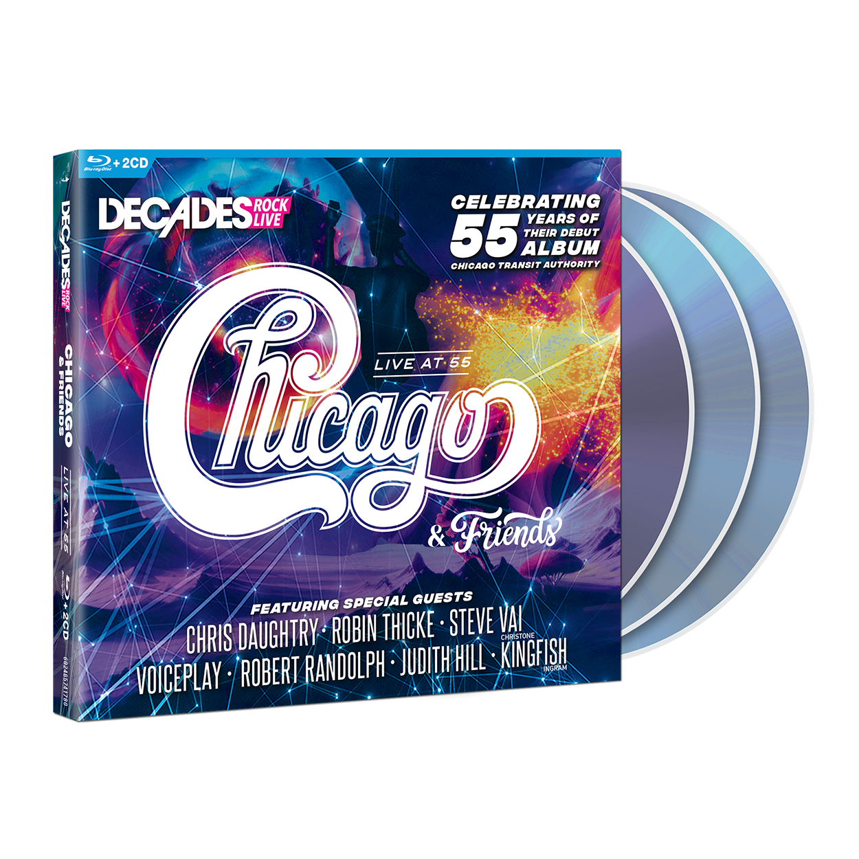 Chicago & Friends - Live At 55: Blu-Ray + 2CD