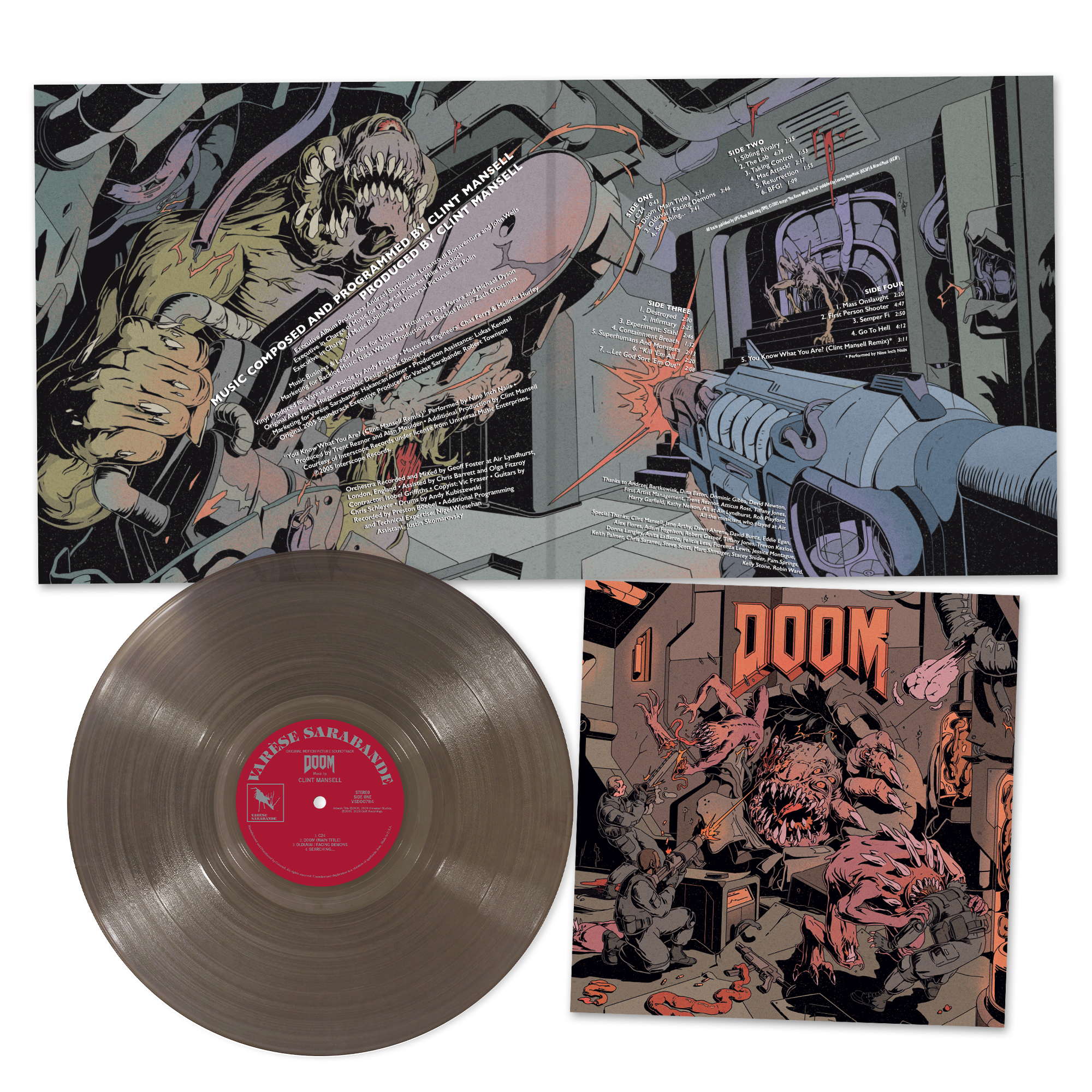 Doom (Original Motion Picture Soundtrack): Deluxe Edition 'Black Ice' Vinyl 2LP