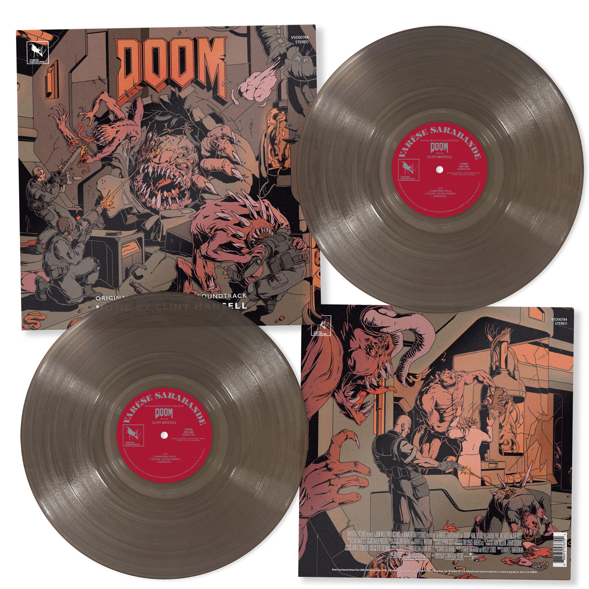 Doom (Original Motion Picture Soundtrack): Deluxe Edition 'Black Ice' Vinyl 2LP