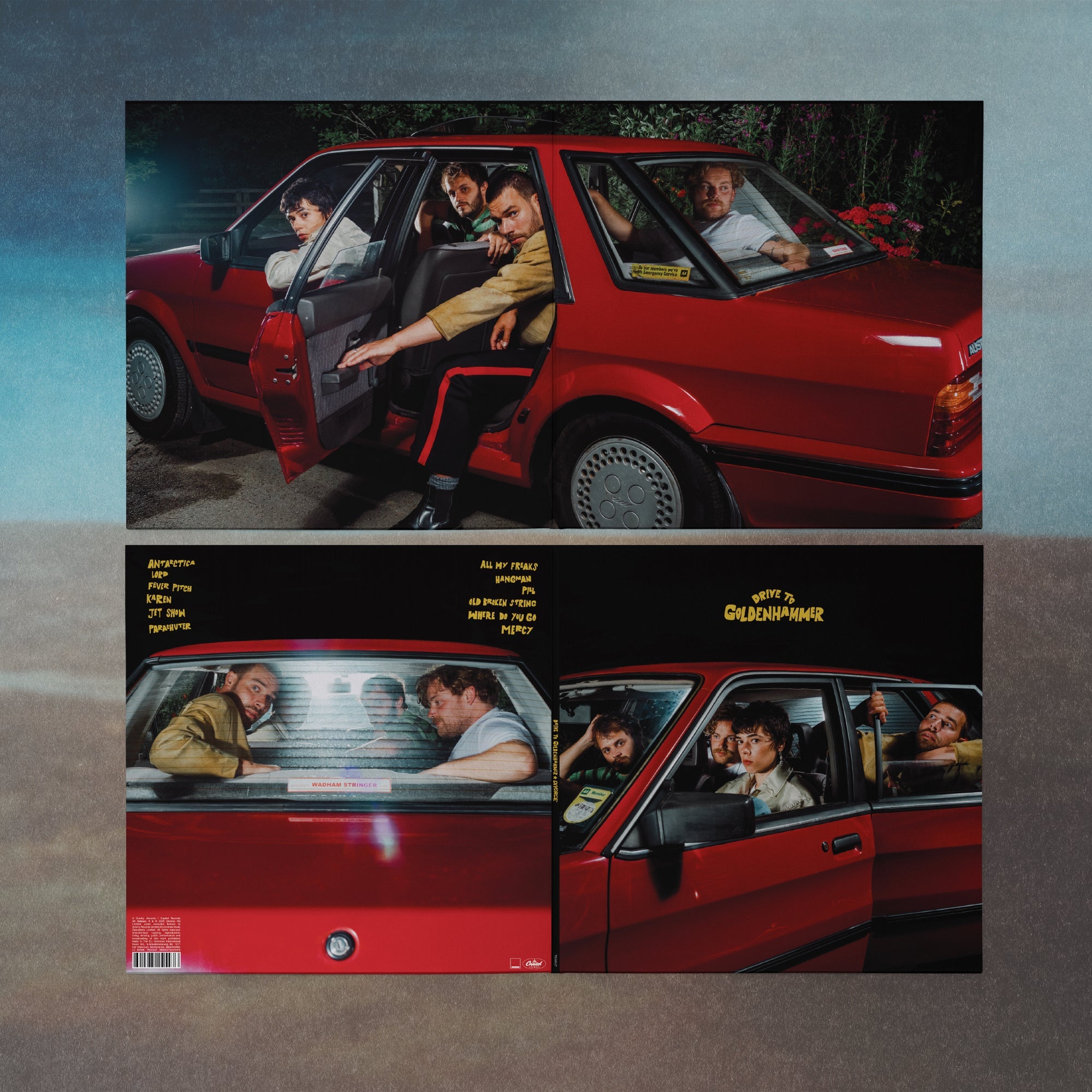 Drive To Goldenhammer "Red Car” Store Exclusive Edition Gatefold Vinyl