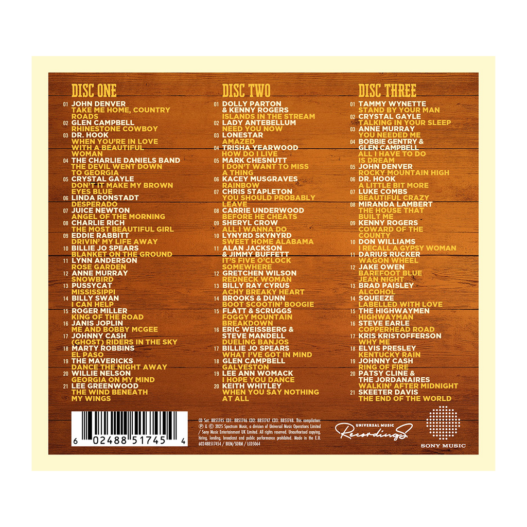 The Best Country Classics Album In The World...EVER!: 3CD