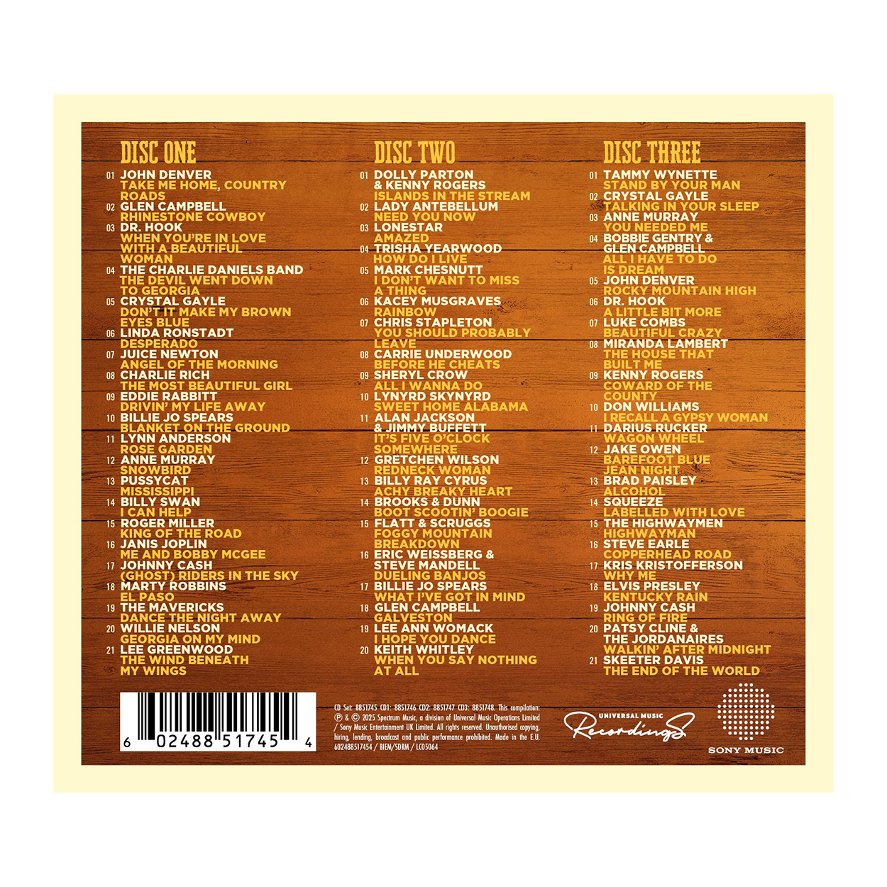 The Best Country Classics Album In The World...EVER!: 3CD