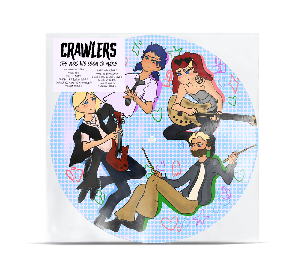 The Mess We Seem To Make: Cartoon Cassette Collection, Exclusive Picture Disc LP + Signed Artcard