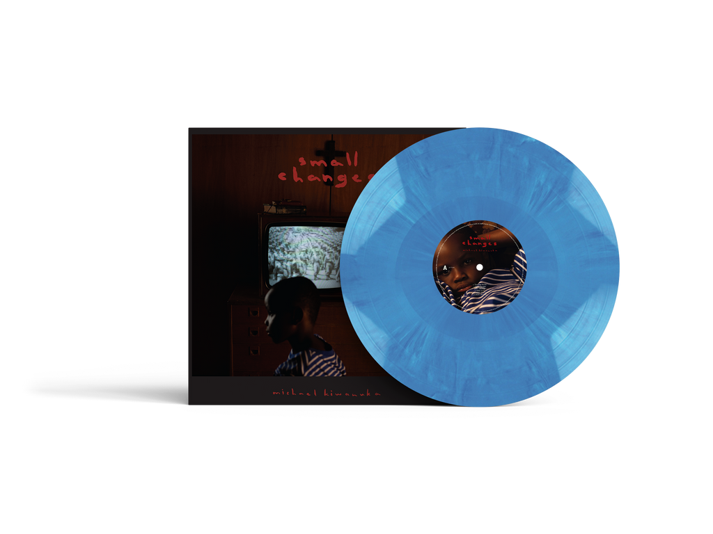 Small Changes: Limited Blue Marble Vinyl LP, 'Black Cartoon' T-Shirt + Signed Art Card