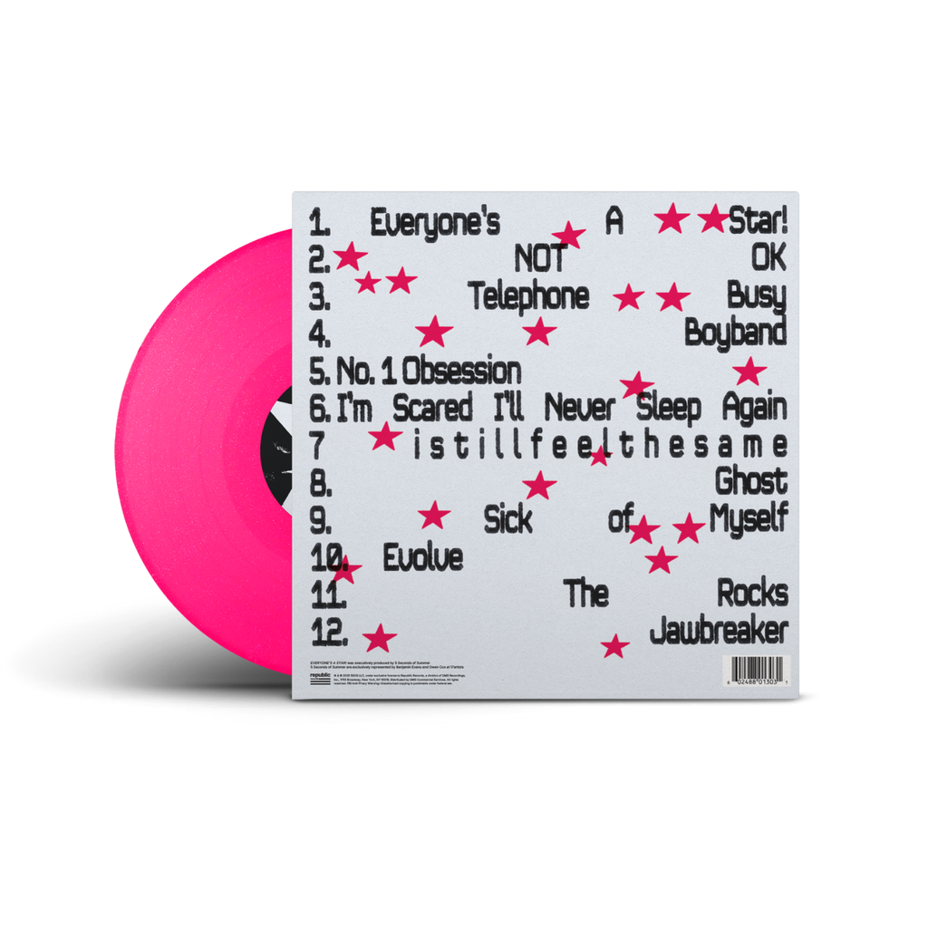 Everyone’s A Star! Exclusive Hot Pink Glitter Vinyl