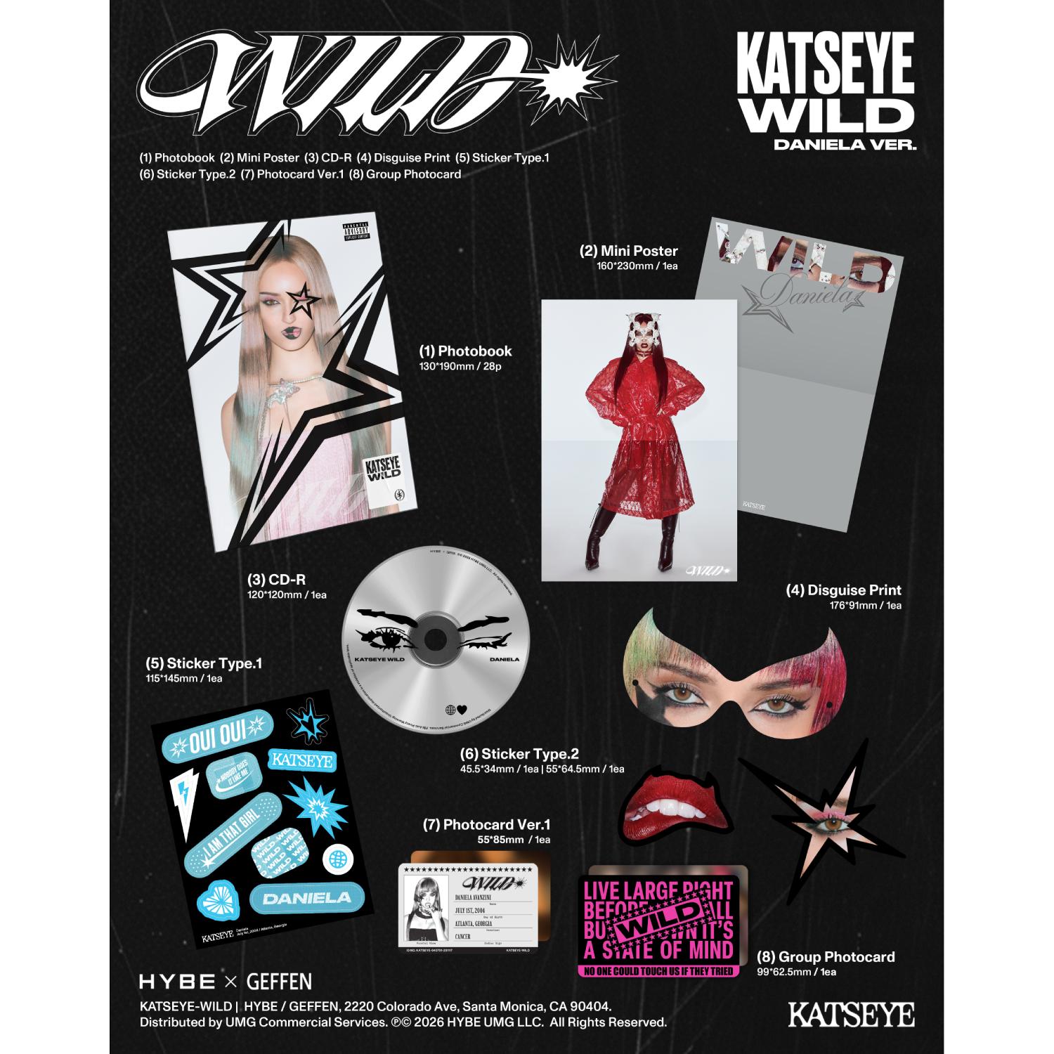 WILD (Daniela ver.) CD
