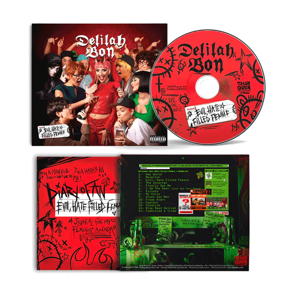 Evil, Hate Filled Female: CD