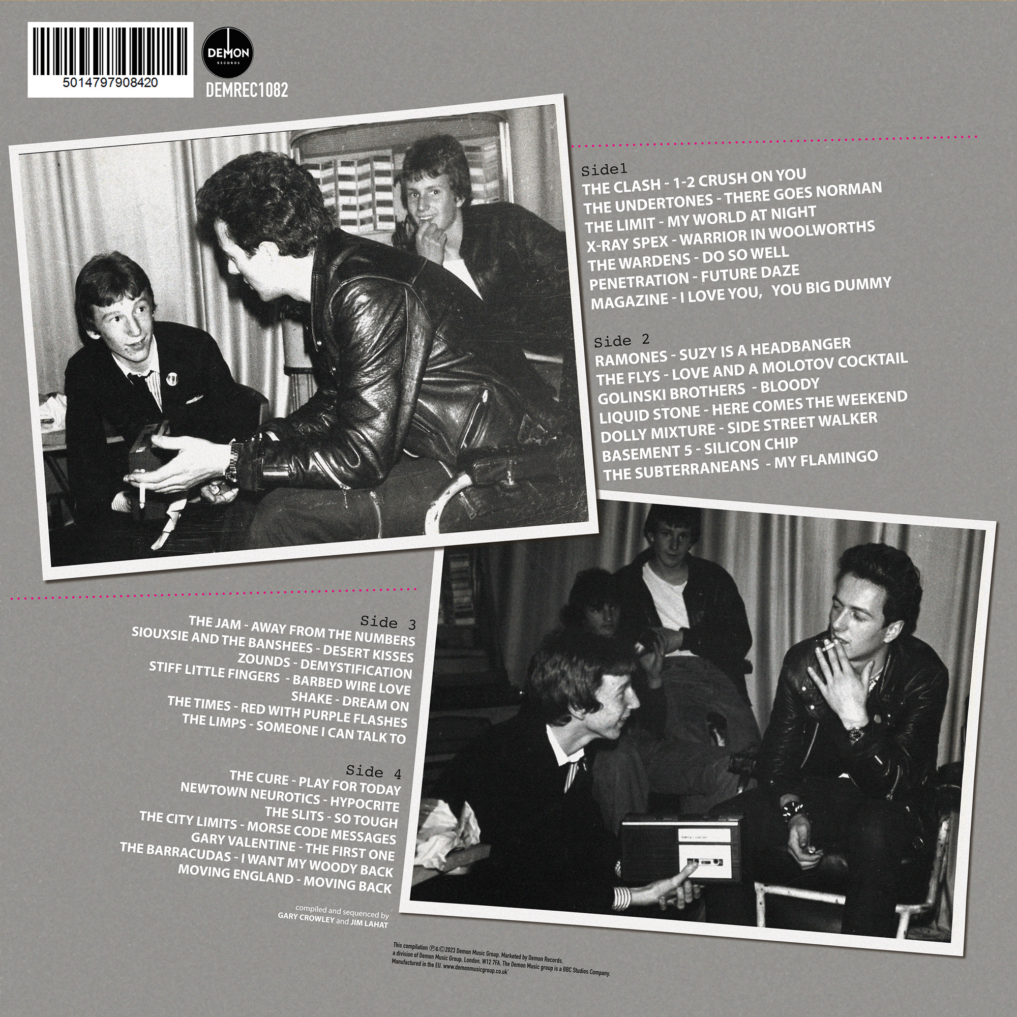Gary Crowley's Punk & New Wave 2: 140g Vinyl 2LP