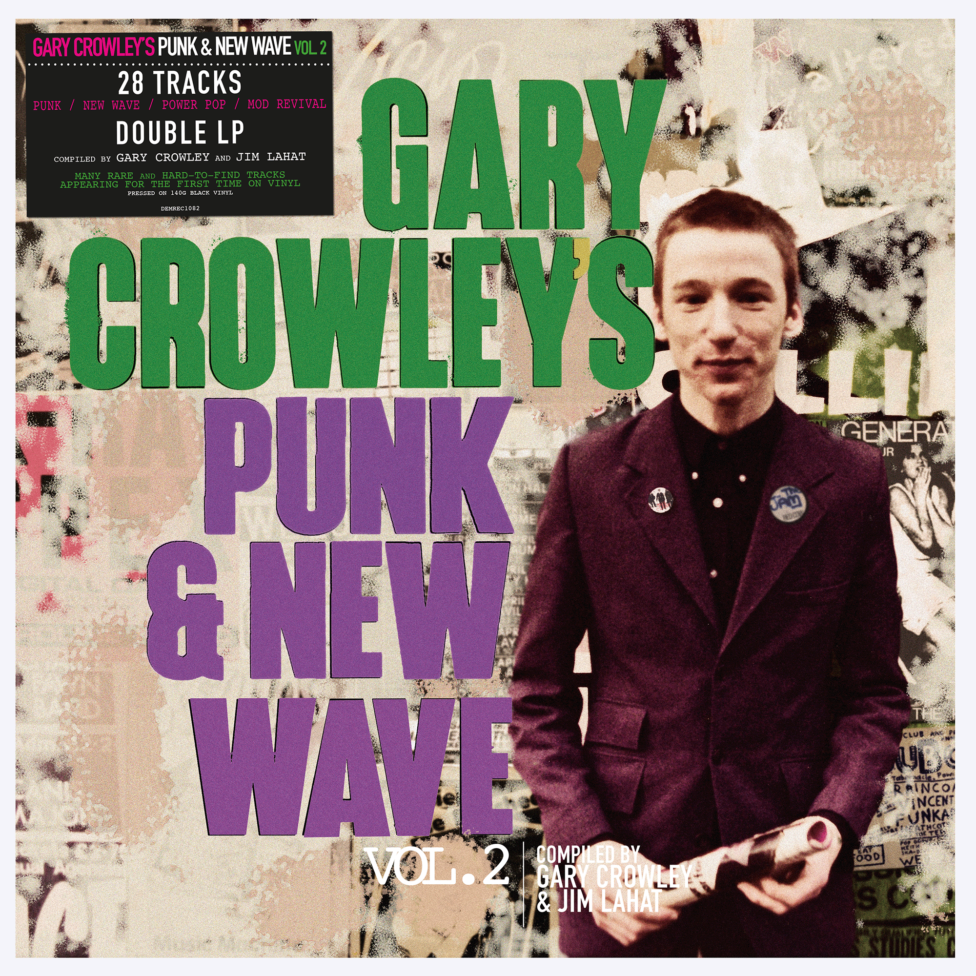 Gary Crowley's Punk & New Wave 2: 140g Vinyl 2LP