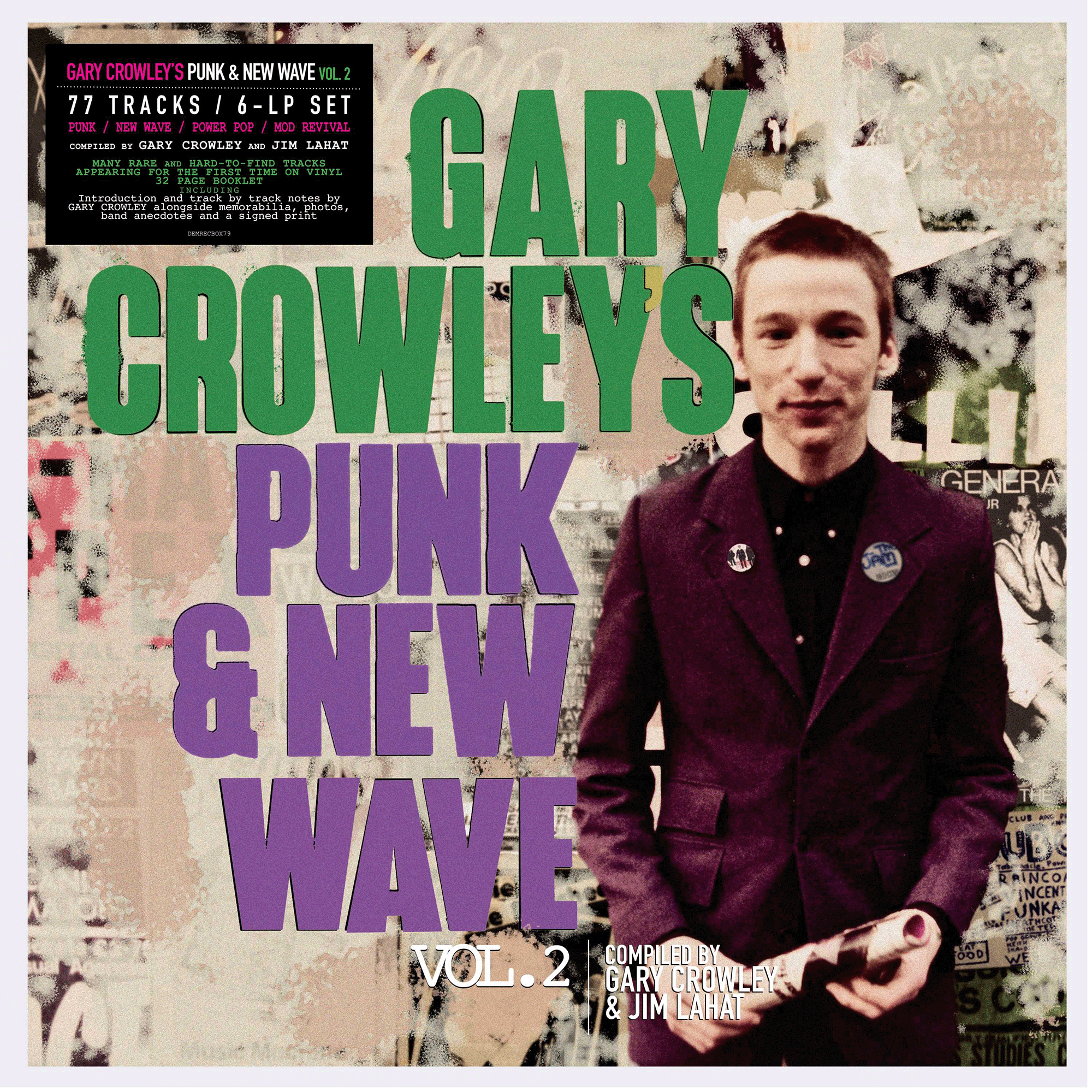 Gary Crowley's Punk and New Wave 2: Limited Edition Signed 6LP Vinyl Box Set