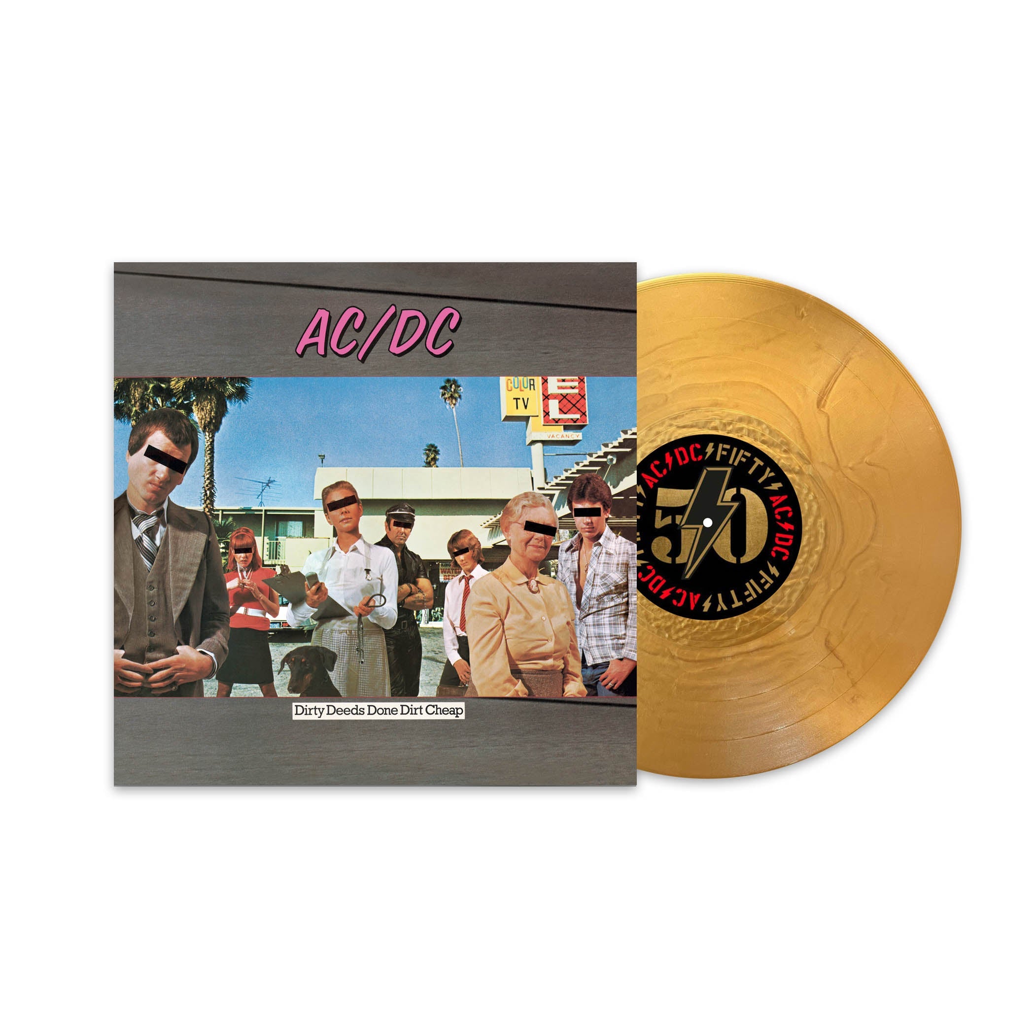 Dirty Deeds (50th Anniversary): Gold Vinyl LP