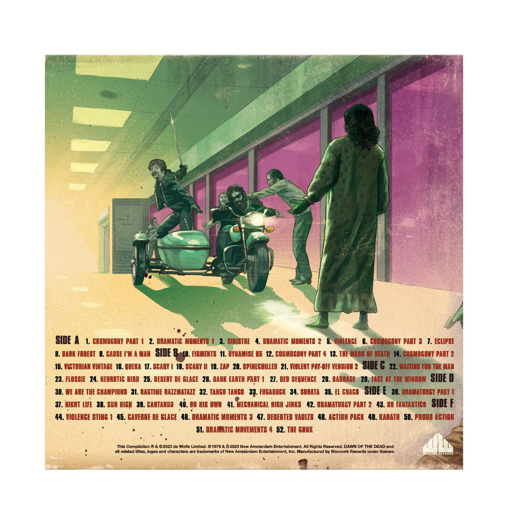 Dawn Of The Dead - Library Cues (OST): Limited Colour Vinyl 3LP