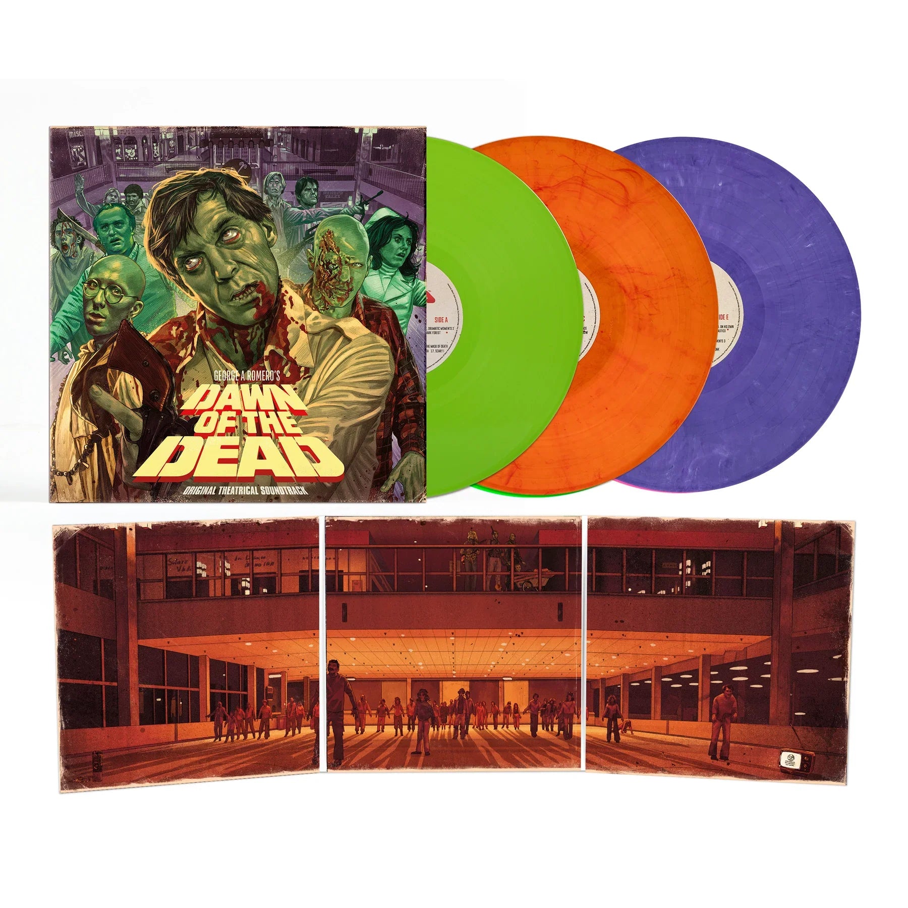 Dawn Of The Dead - Library Cues (OST): Limited Colour Vinyl 3LP