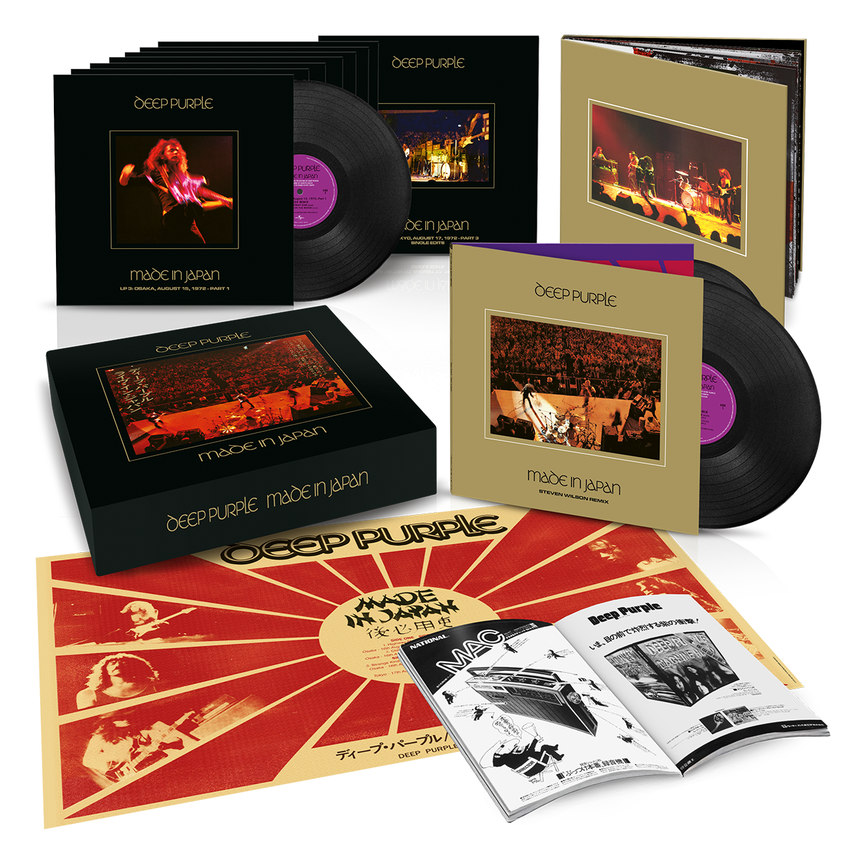 Made In Japan 50 (Deluxe – 2025 Mix): Exclusive 10LP Vinyl Box Set
