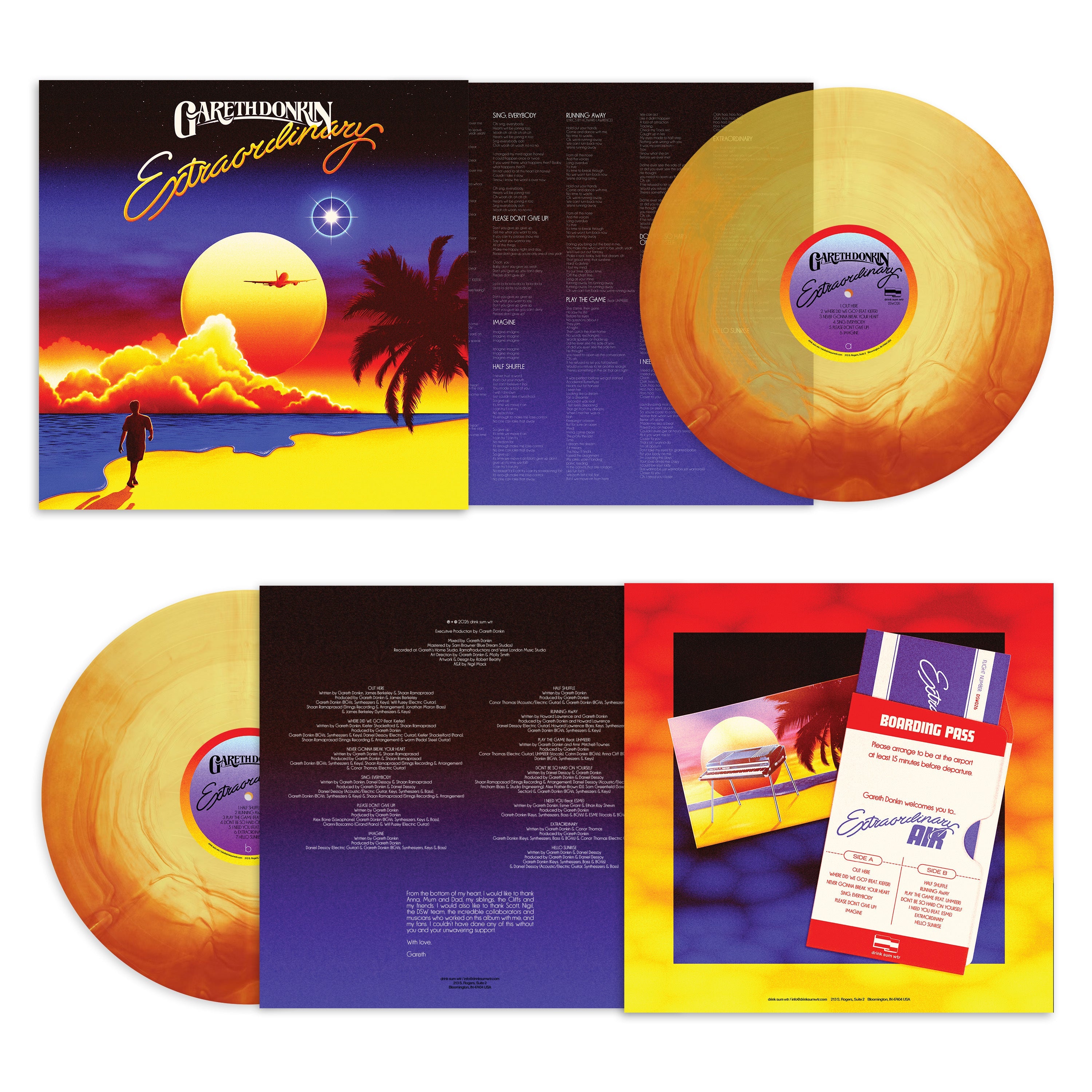 Extraordinary: Solar Flare Yellow & Orange Vinyl LP