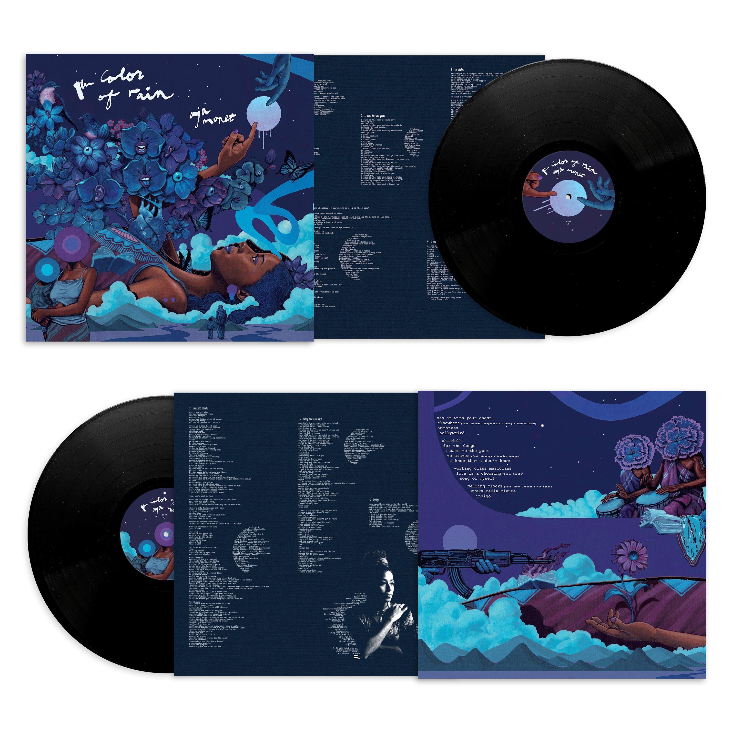 the color of rain: Black Vinyl 2LP