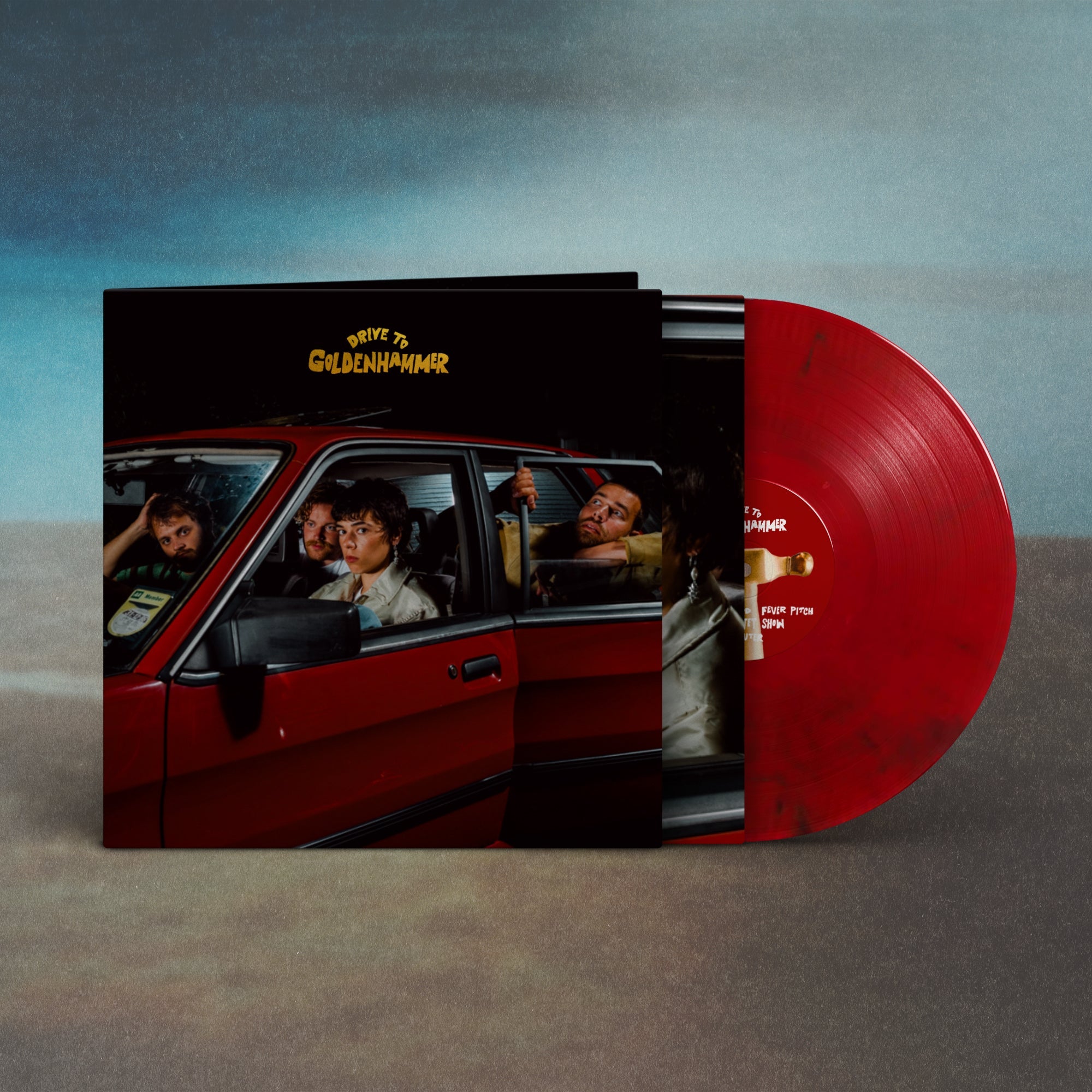 Drive To Goldenhammer "Red Car” Store Exclusive Edition Gatefold Vinyl