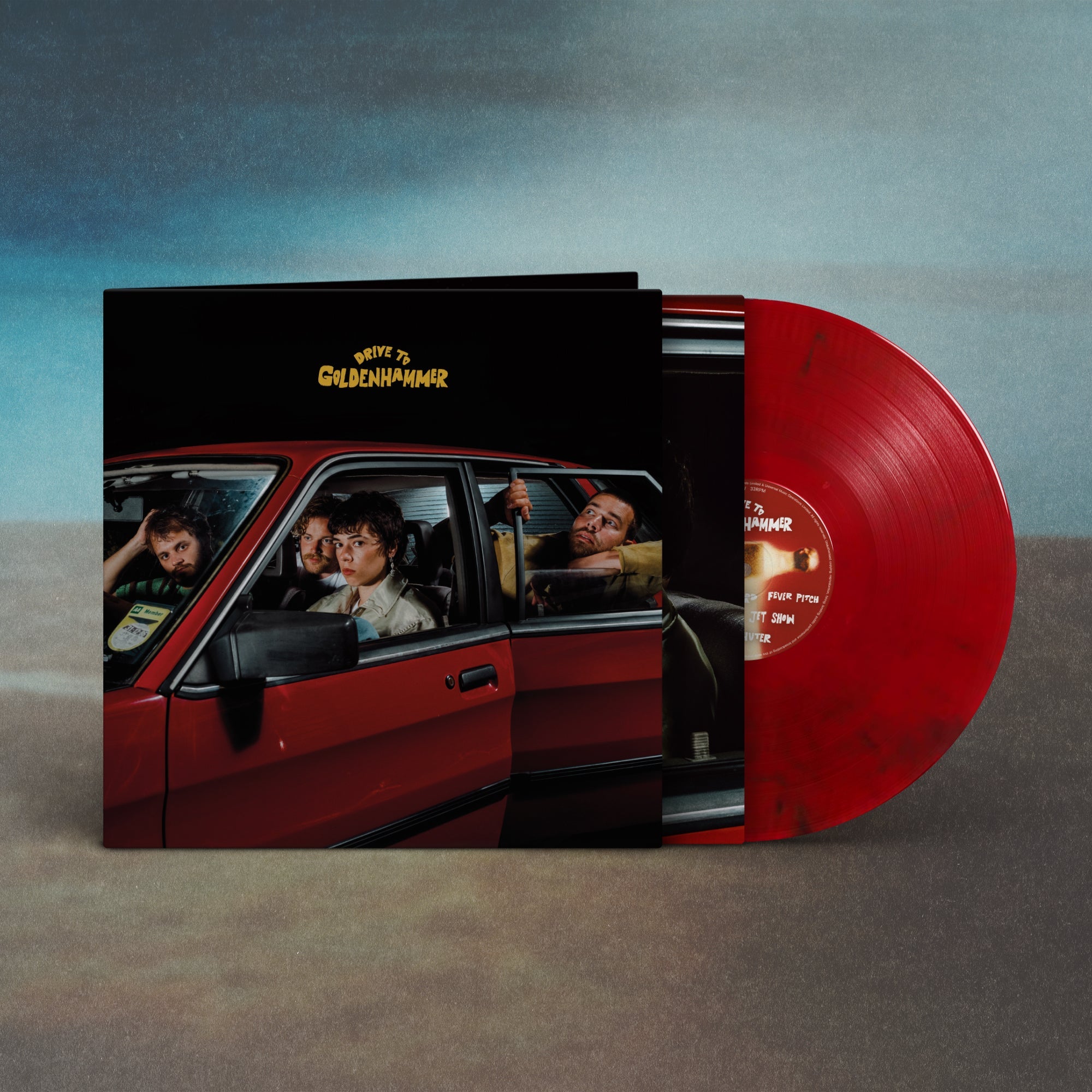Drive To Goldenhammer "Red Car” Store Exclusive Edition Gatefold Vinyl