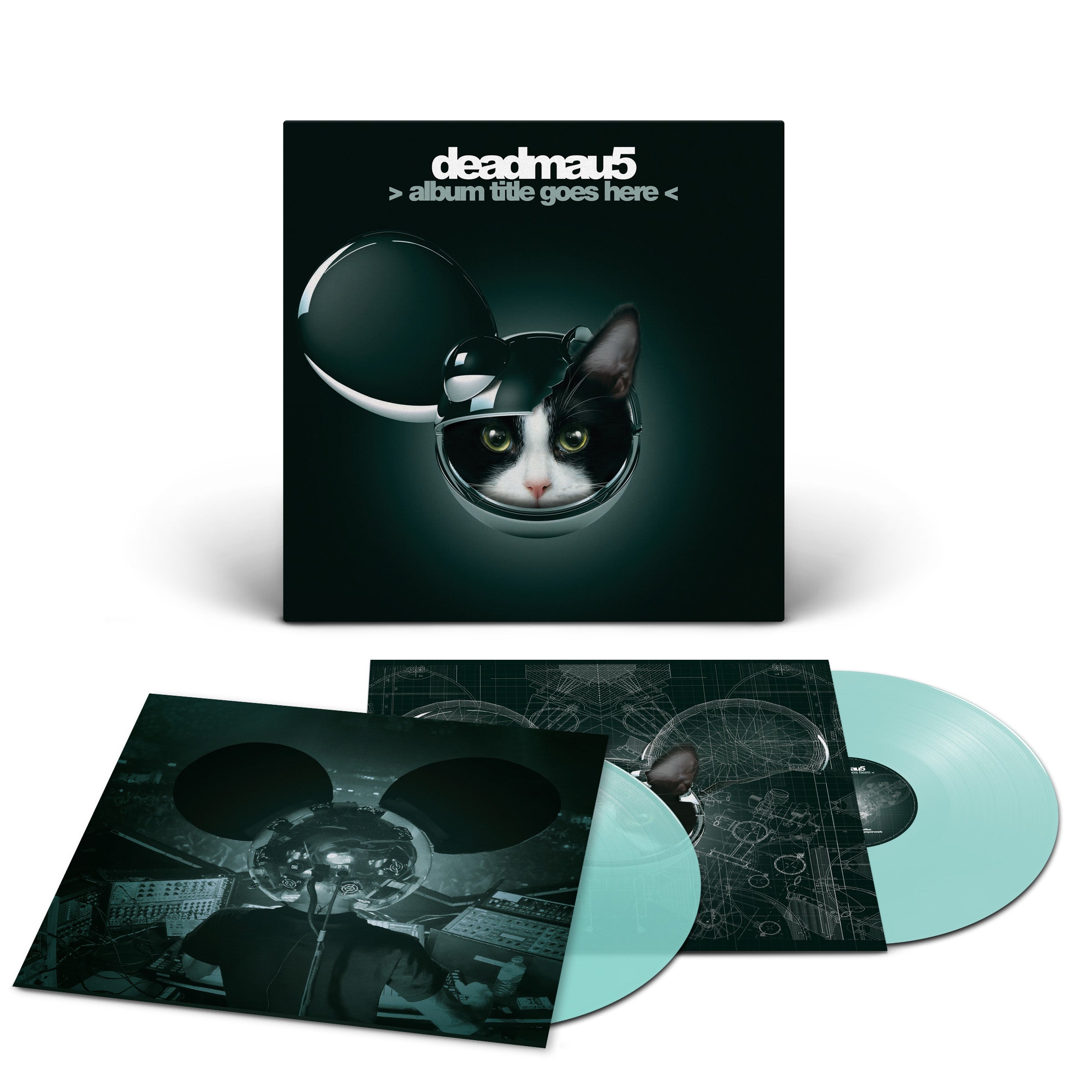 Album Title Goes Here: Translucent Blue Vinyl 2LP