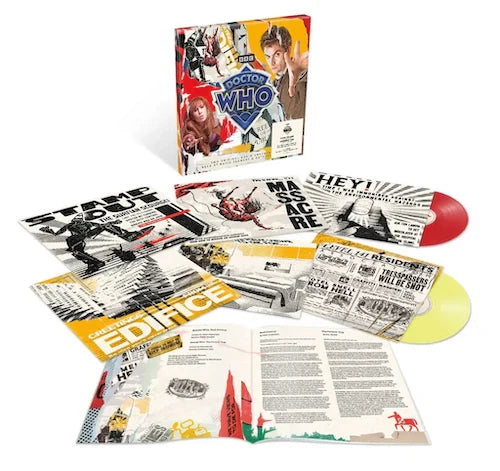 Doctor Who - Pest Control & The Forever Trap: Translucent Red & Yellow Vinyl 6LP