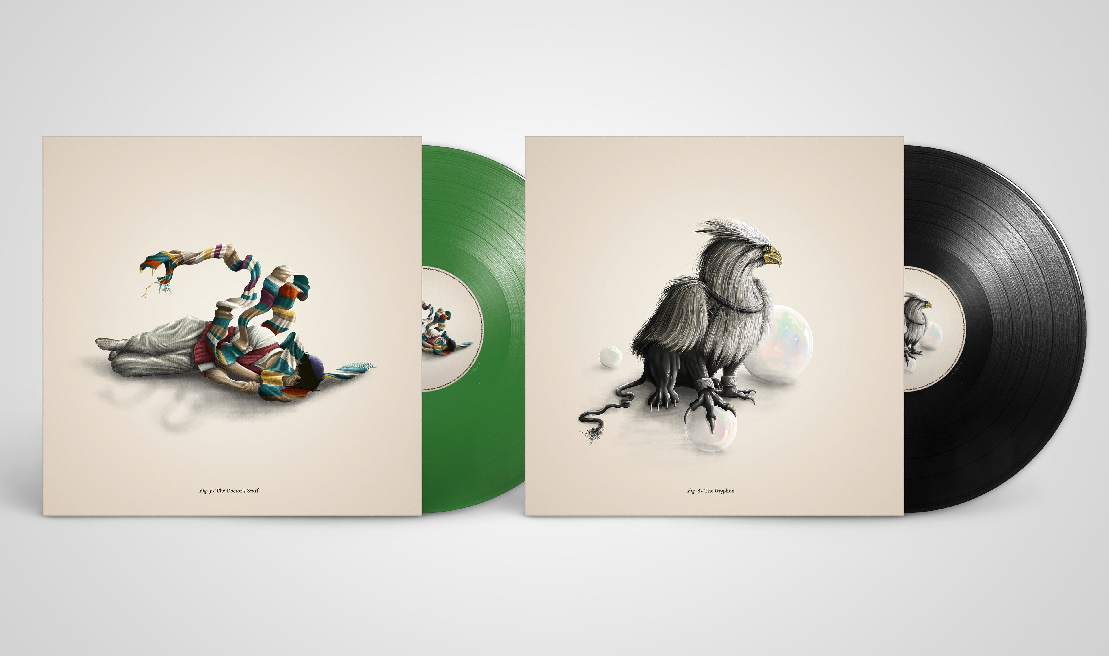 Doctor Who - Serpent Crest: Limited Green & Black Vinyl 10LP Box Set Tom Baker Signed Edition