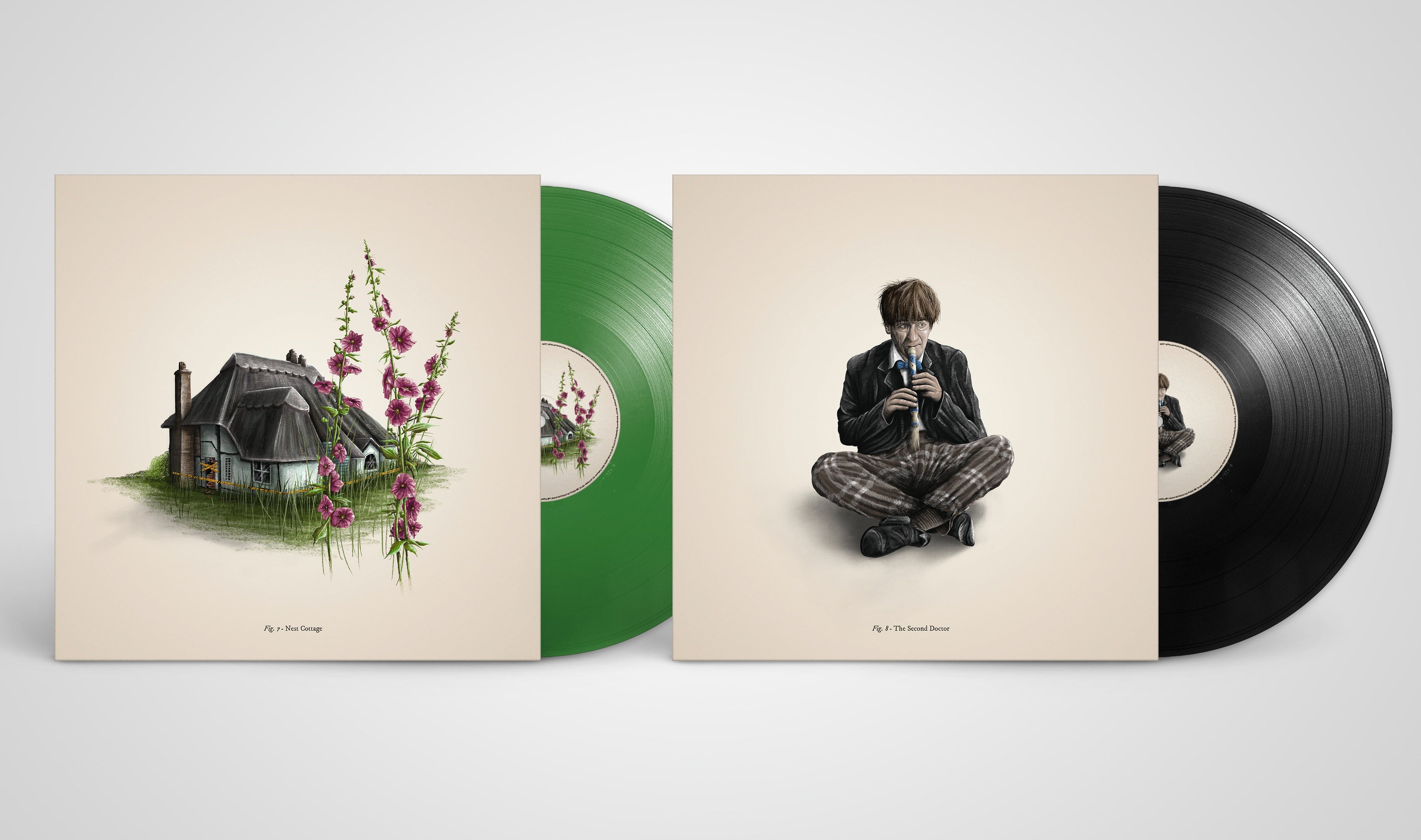 Doctor Who - Serpent Crest: Limited Green & Black Vinyl 10LP Box Set Tom Baker Signed Edition